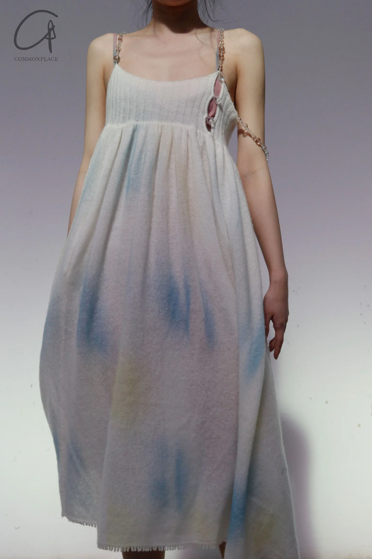 Susanfang Cashmere Bubble Dress SS22DRE39CASMBLPRT - Image 2