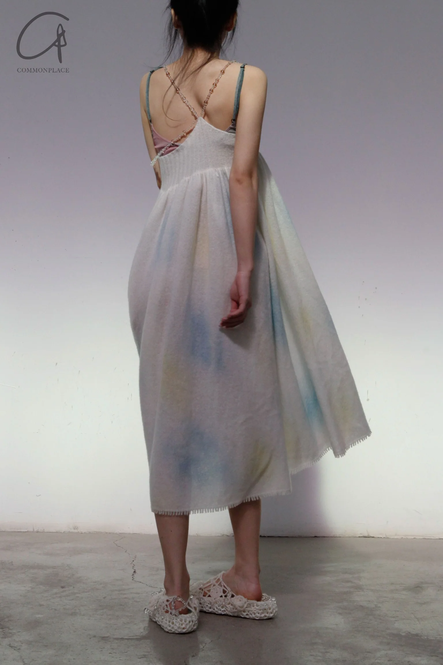 Susanfang Cashmere Bubble Dress SS22DRE39CASMBLPRT - Image 7
