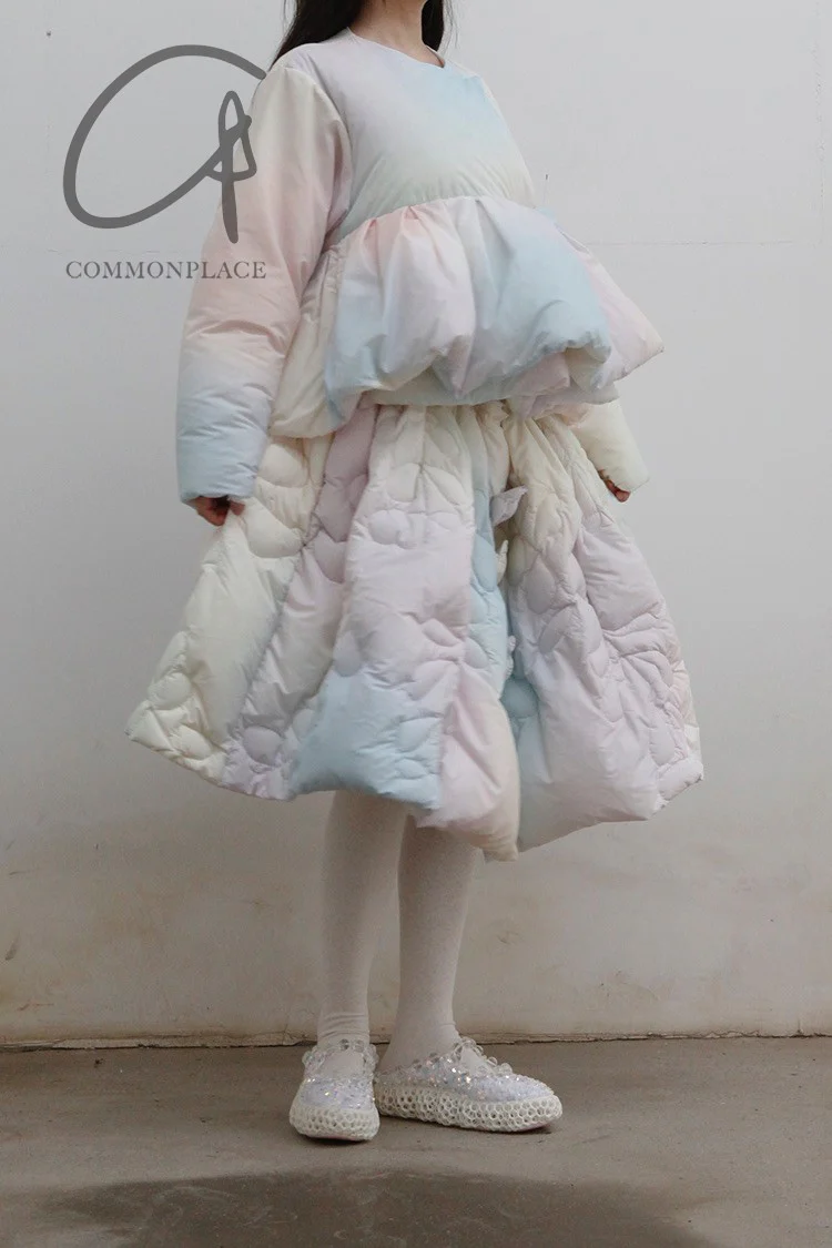 Susanfang down skirt AW21PUF13NYPASTEL PSSF5 - Image 14