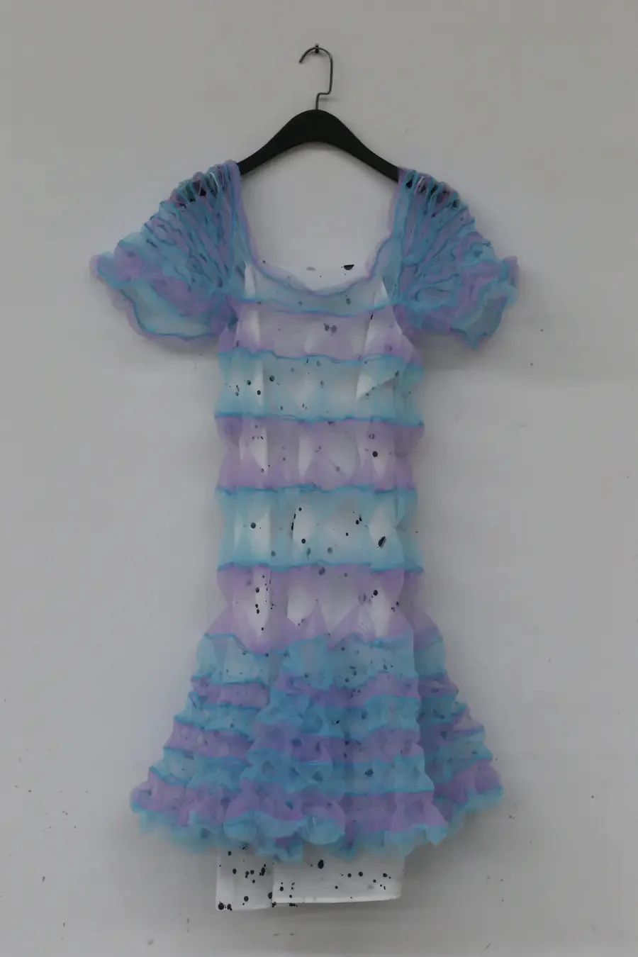 Susanfang hand-made dress (with petticoat) AW21DR009TULLE