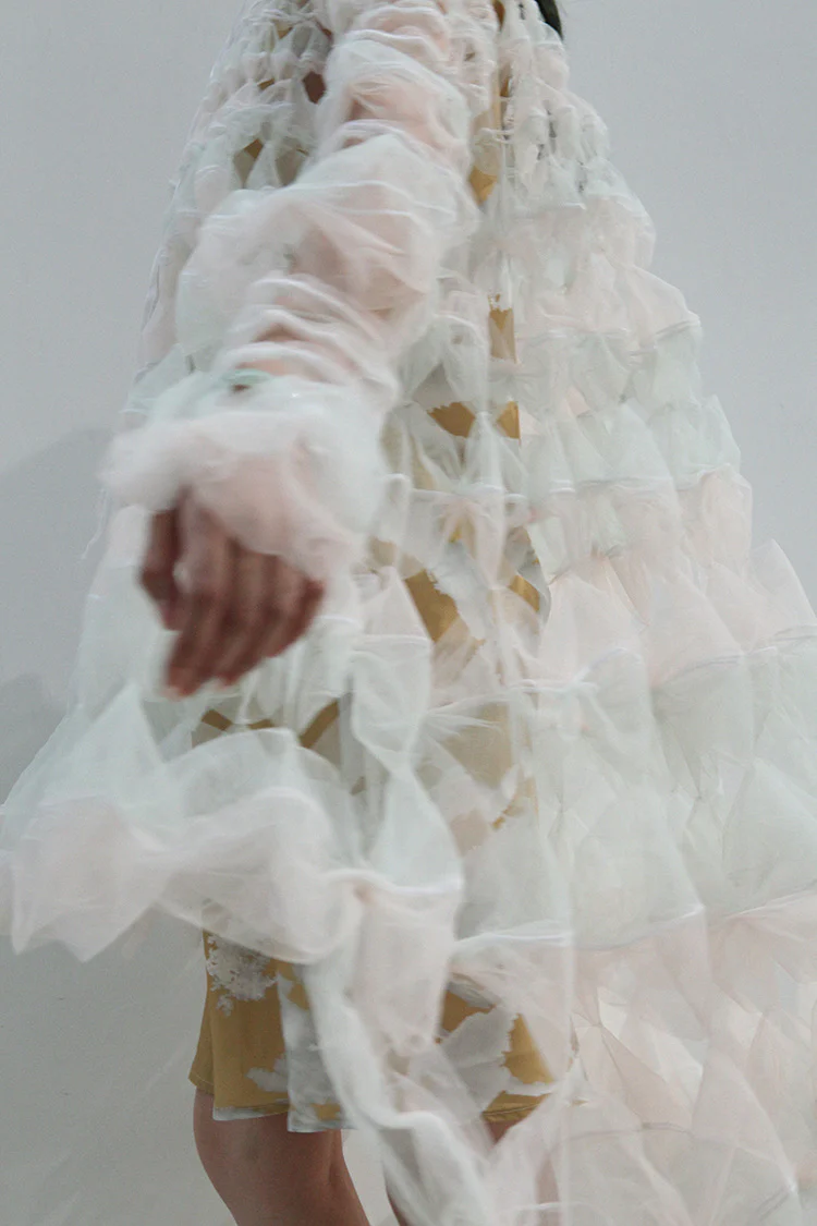 Susanfang hollow dress (with petticoat) AW21DRE12POLRS - Image 16