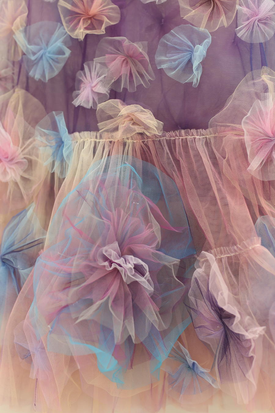 SUSANFANG Layered ruffled tube top dress SSF-AW22DRS005AIRFLO-ZI purple - Image 8