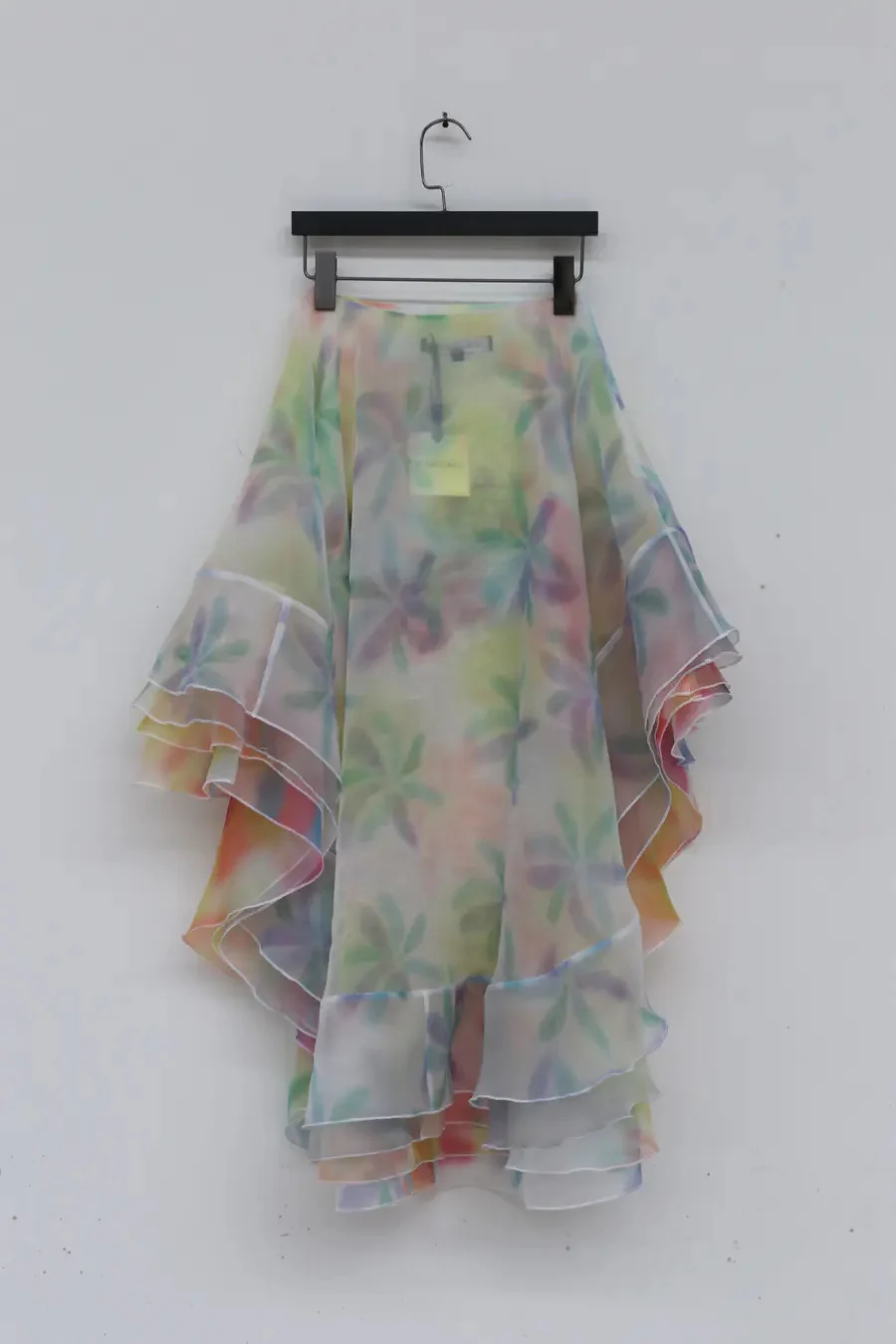 Susanfang layered ruffled print skirt SS21SK09ORG - Image 14