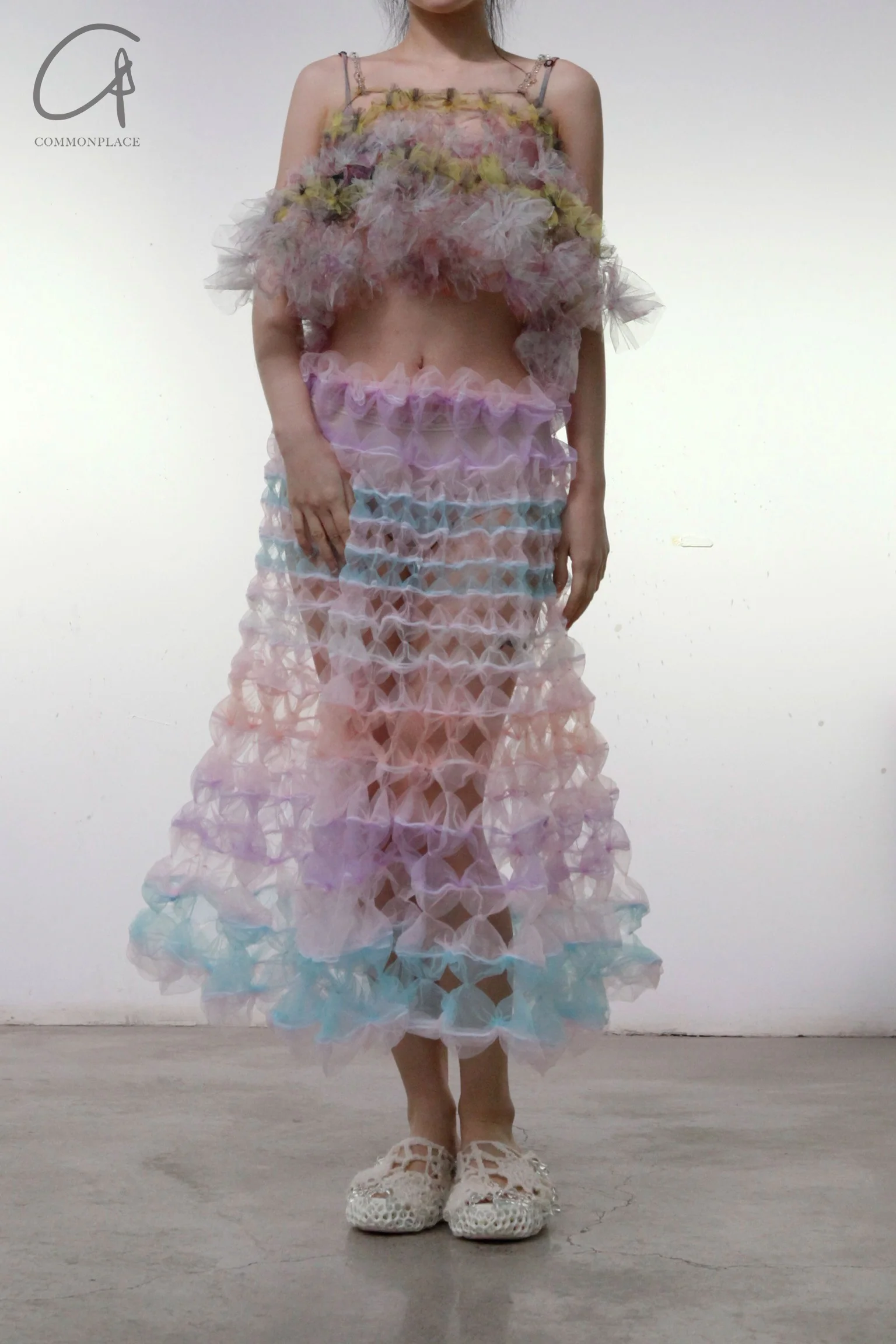 Susanfang Multi Balloon Skirt SS22SKT17TULMULT - Image 3