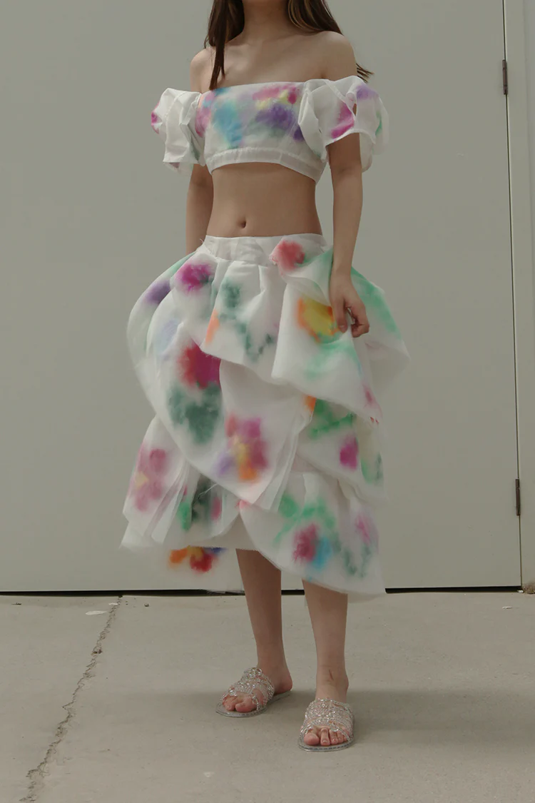 Susanfang Multicolor Half Sleeve Bra SS21T01ORG - Image 5