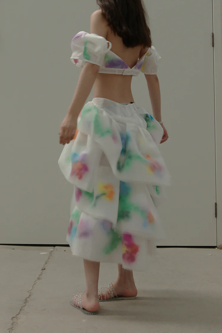 Susanfang Multicolor Half Sleeve Bra SS21T01ORG - Image 6