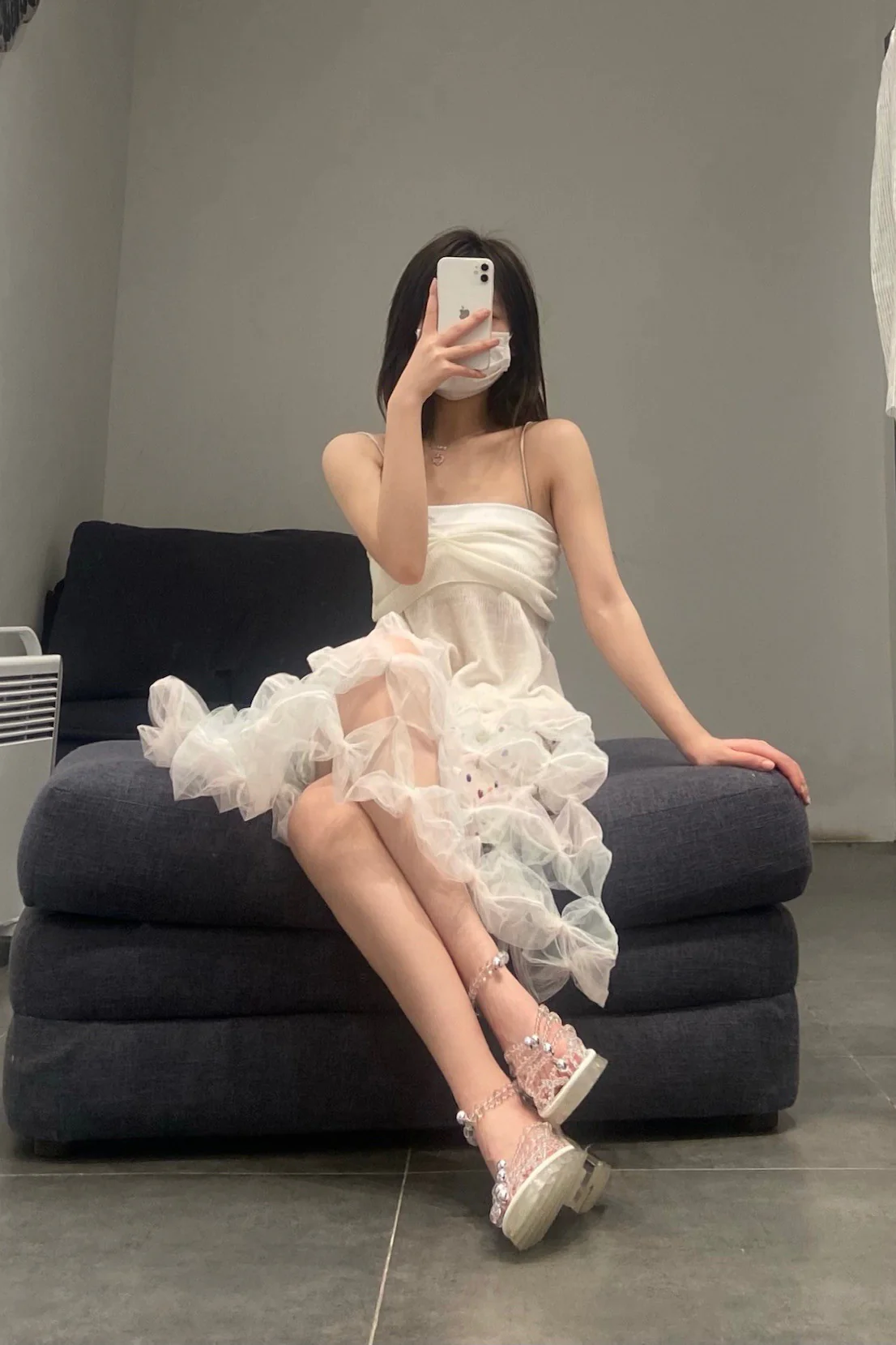 Susanfang Pink Blue Balloon Skirt SS22SKT16TULPKBL - Image 8