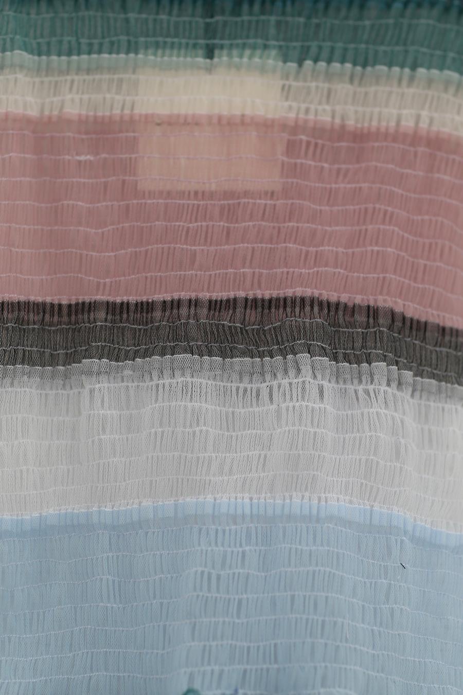 Susanfang Pink Grey Ribbon Dress SS22DRE12TULPKGY - Image 8