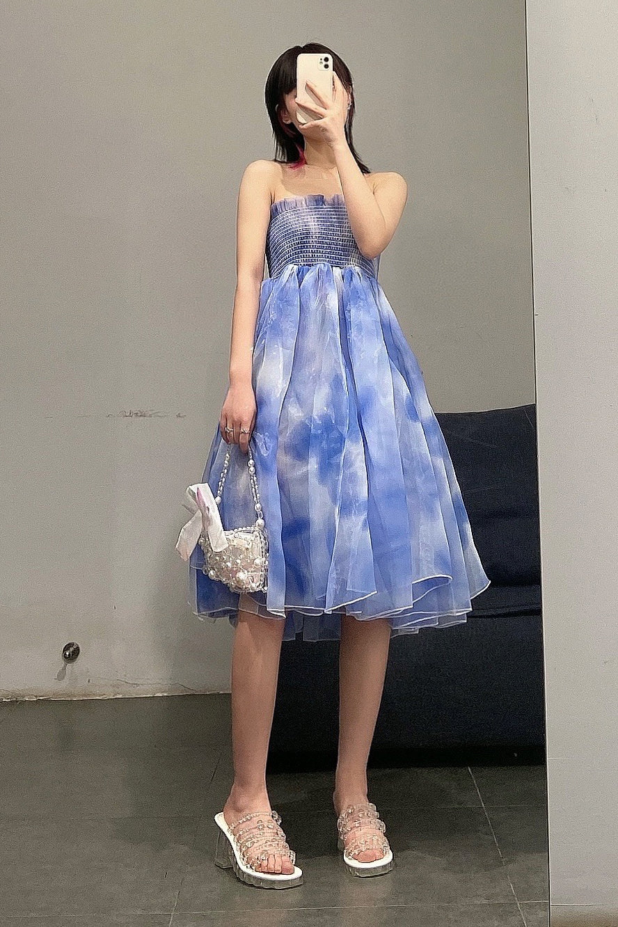 Susanfang Printed Smokey Waist Skirt SS21SK06 - Image 14