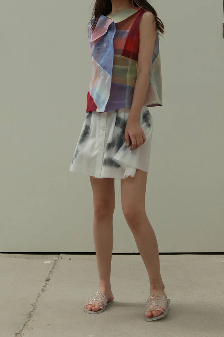 Susanfang short skirt S21SKT08FEATHER - Image 9