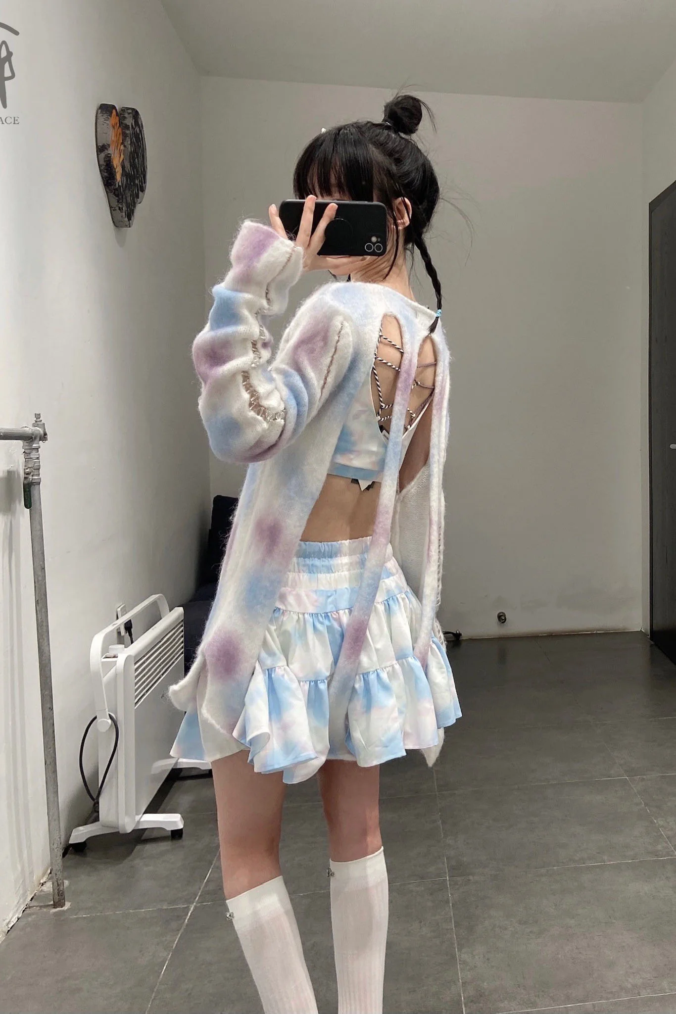 Susanfang stretch skirt SPT21SKT02NYBGPRT - Image 10