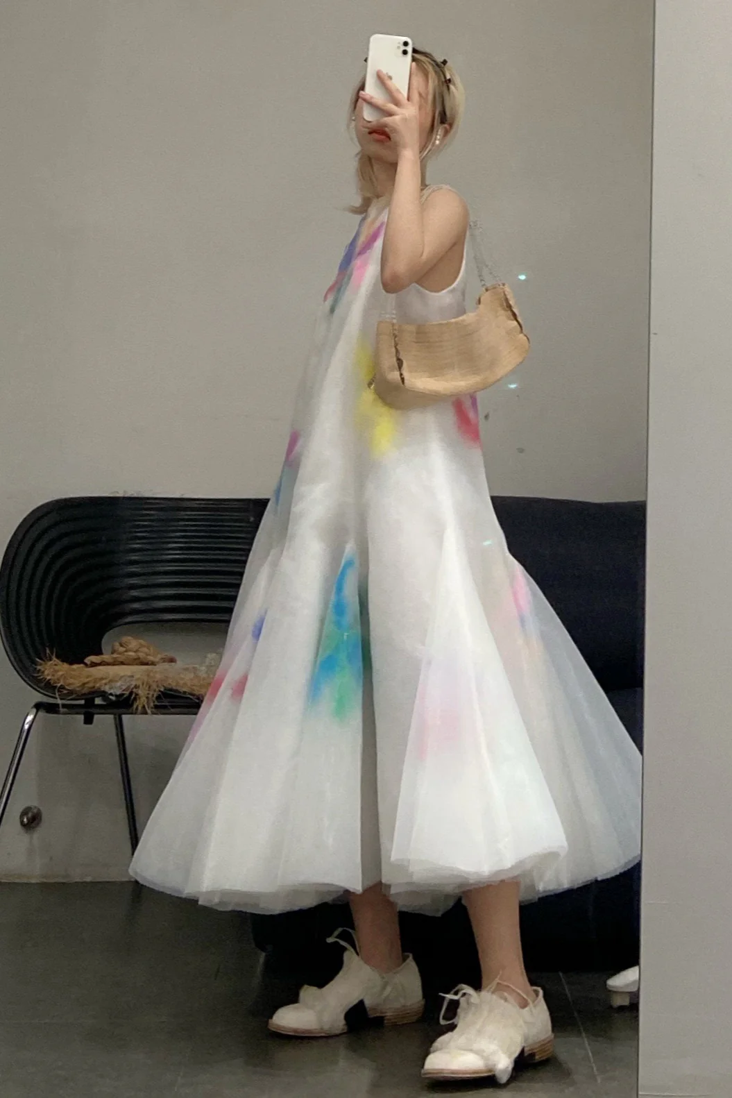 Susanfang suspender dress W20D02FEATHER-CMYK - Image 17
