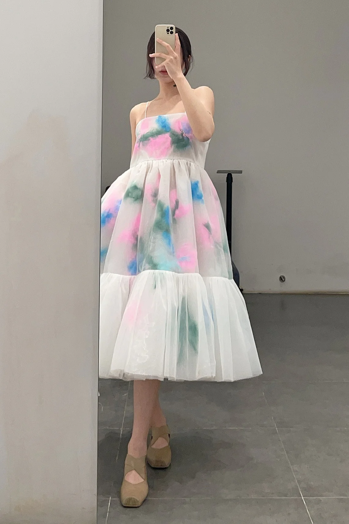 Susanfang suspender dress WR21DR02ORG - Image 11