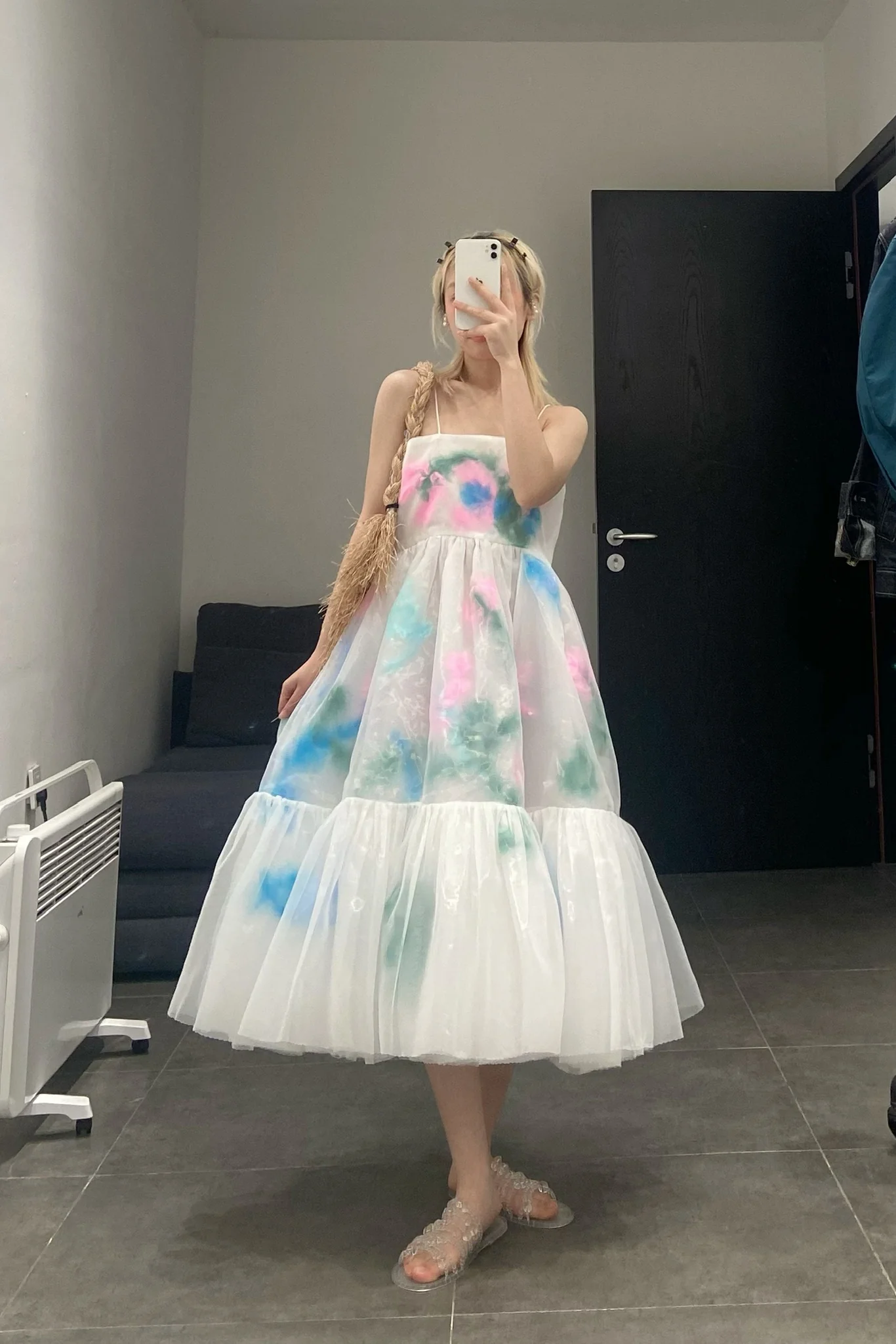Susanfang suspender dress WR21DR02ORG - Image 18