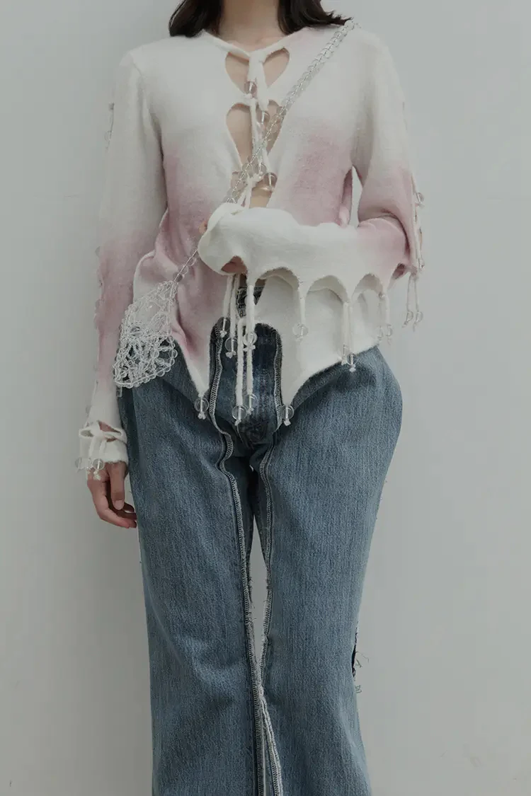 Susanfang Wool Knitwear AW20TOP006WOO01PIN001 - Image 5