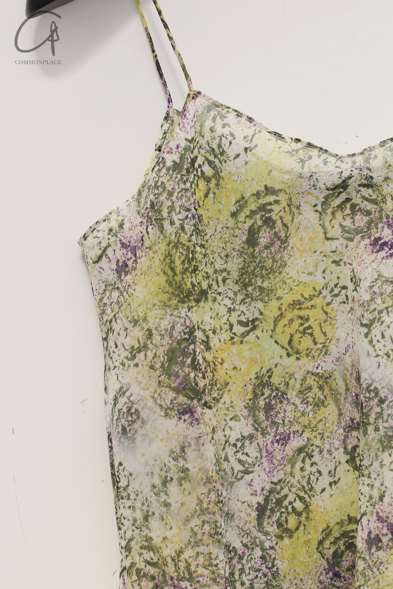 Susanfang Yellow Grey Printed Wind Flower Dress SS22DRE21TULYEGYP - Image 21