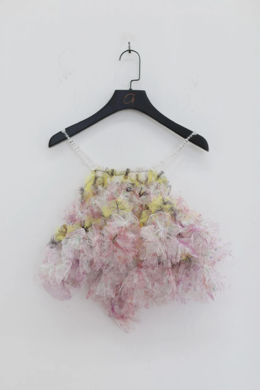 Susanfang Yellow Pink White Flower Vest SS22TOP07TULYEPKWHT