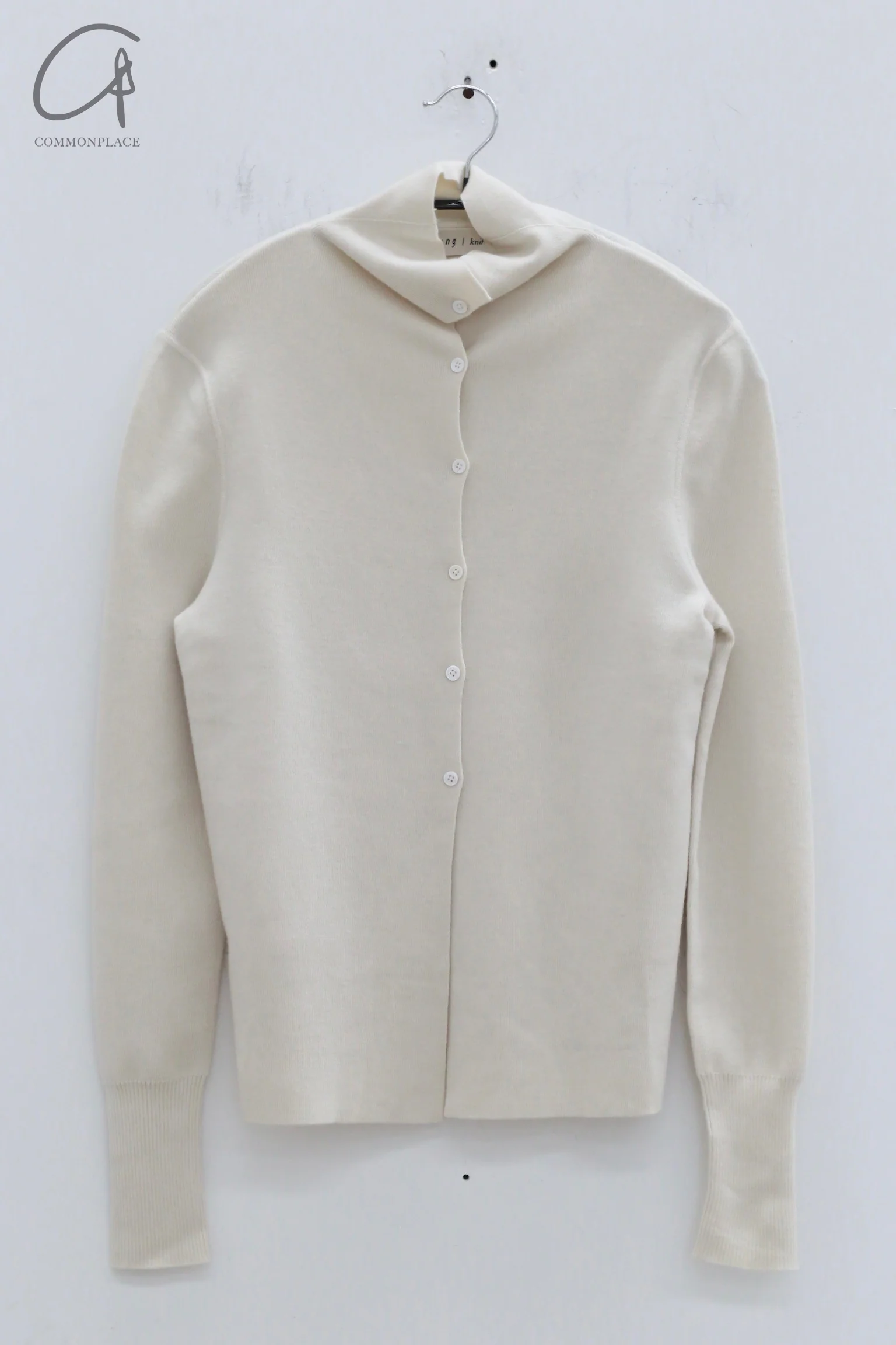SWAYING 24 Autumn and Winter Cashmere Fake Two-piece Cardigan SW-SW24AW1T49-BAI White SW-SW24AW1T52
