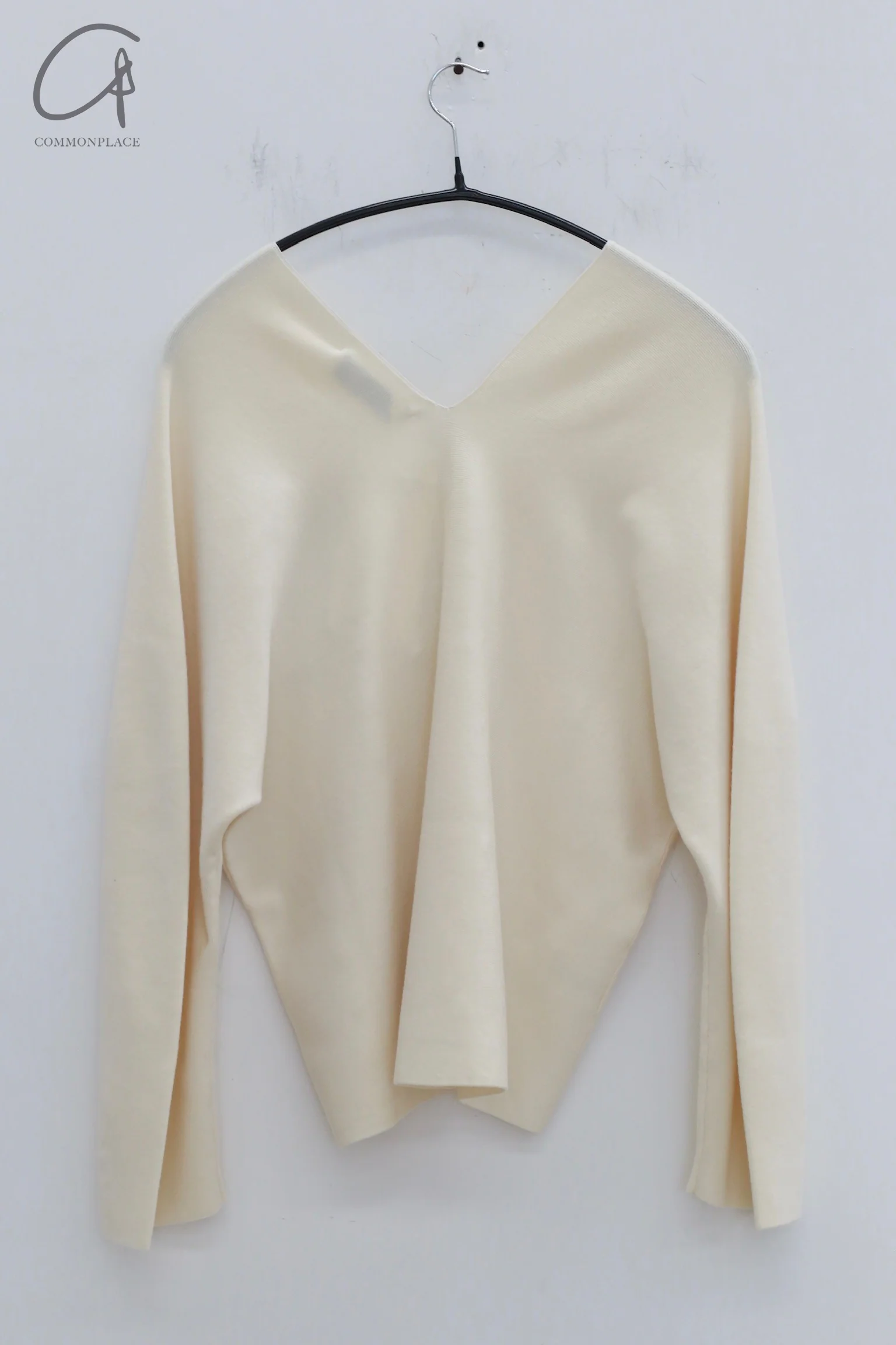 SWAYING 24 Autumn and Winter One-piece wool cardigan SW-SW24AW1T32-BAI White - Image 10