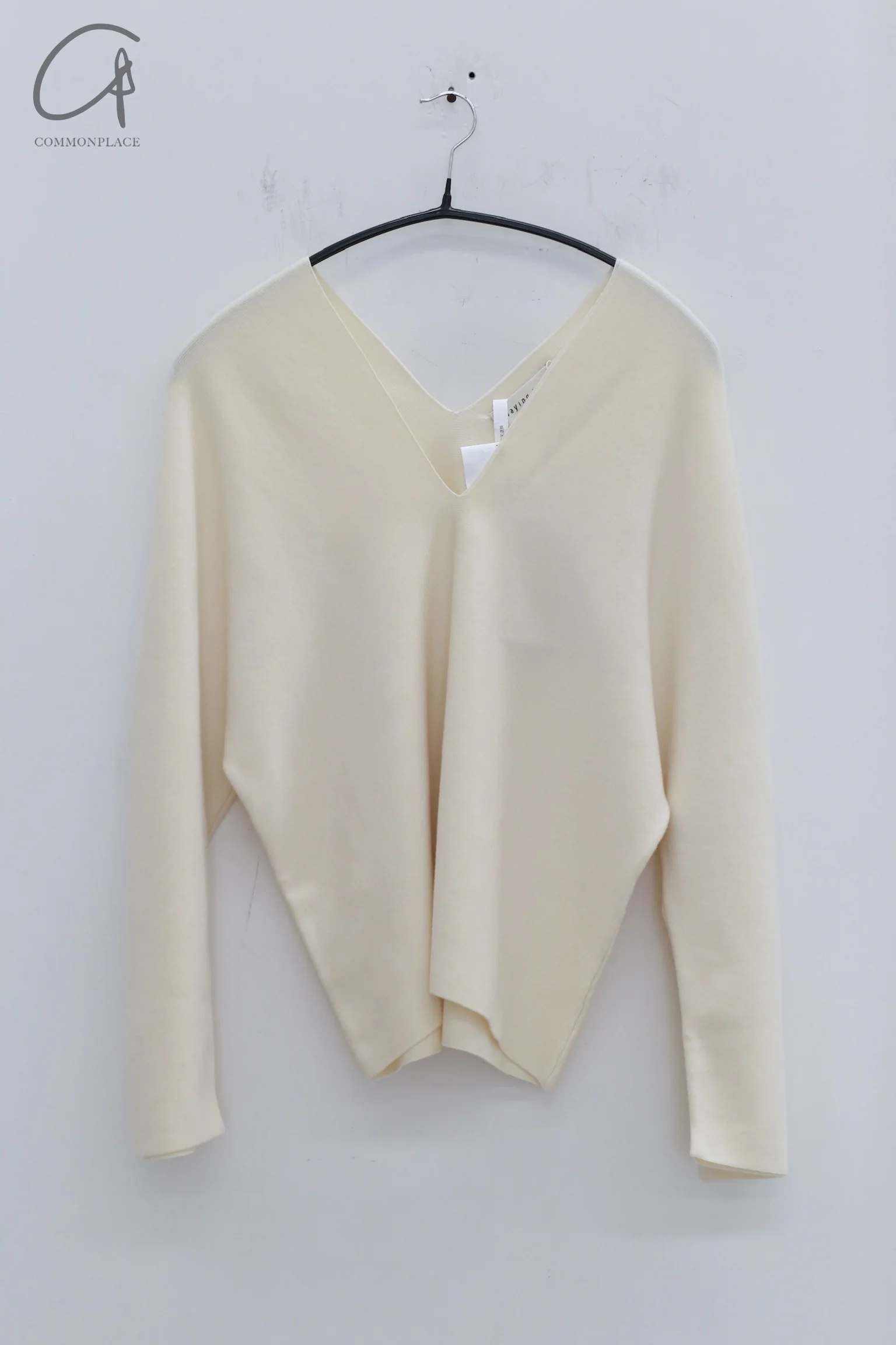 SWAYING 24 Autumn and Winter One-piece wool cardigan SW-SW24AW1T32-BAI White - Image 7