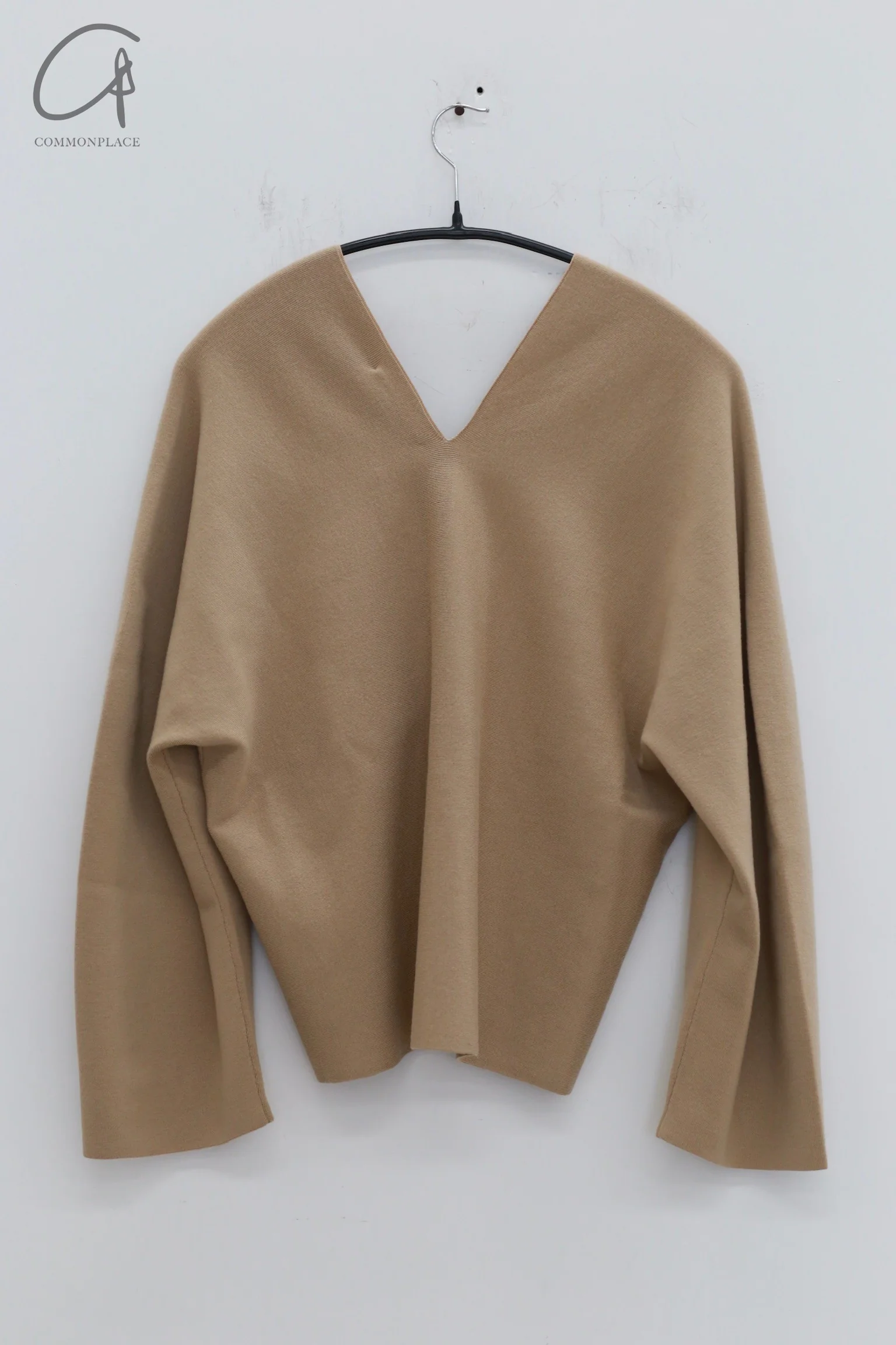 SWAYING 24 Autumn and Winter One-piece wool cardigan SW-SW24AW1T33-TUO Camel SW-SW24AW1T32 - Image 9