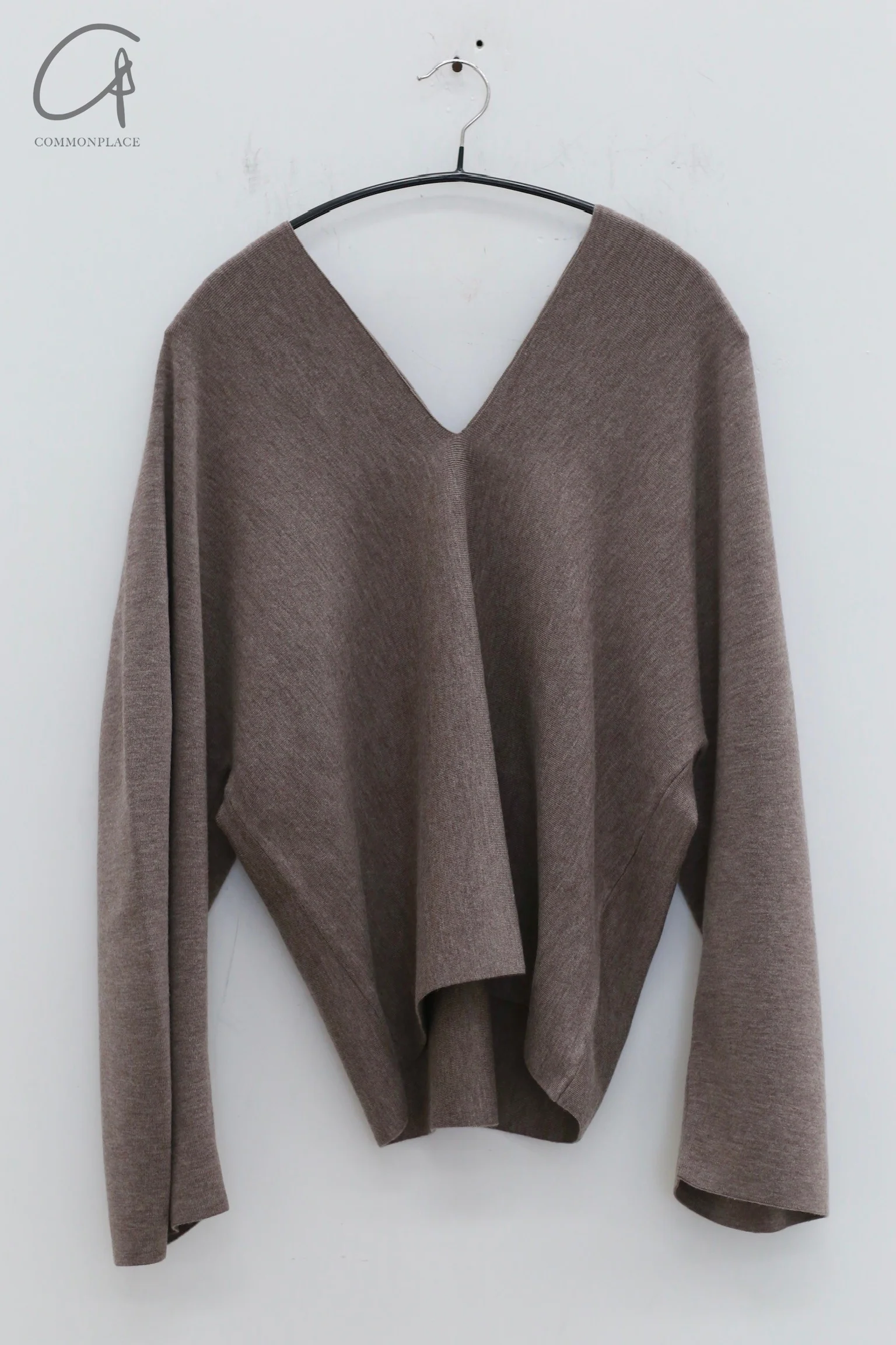 SWAYING 24 Autumn and Winter One-piece wool cardigan SW-SW24AW1T34-QZ Light brown SW-SW24AW1T32 - Image 5