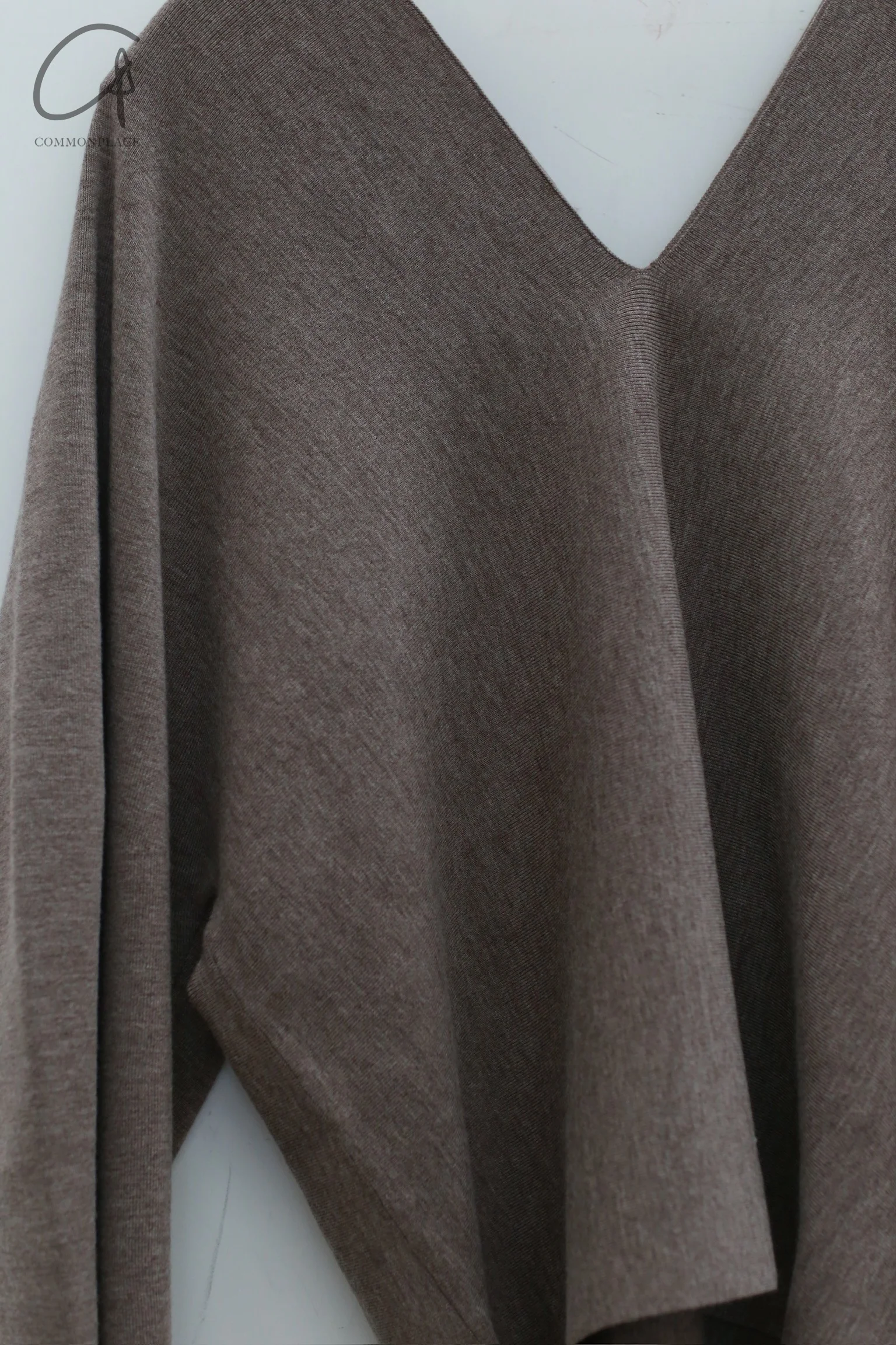 SWAYING 24 Autumn and Winter One-piece wool cardigan SW-SW24AW1T34-QZ Light brown SW-SW24AW1T32 - Image 6