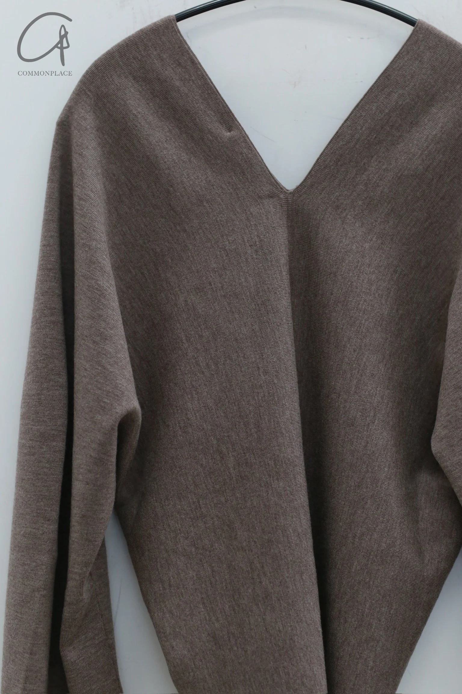 SWAYING 24 Autumn and Winter One-piece wool cardigan SW-SW24AW1T34-QZ Light brown SW-SW24AW1T32 - Image 7