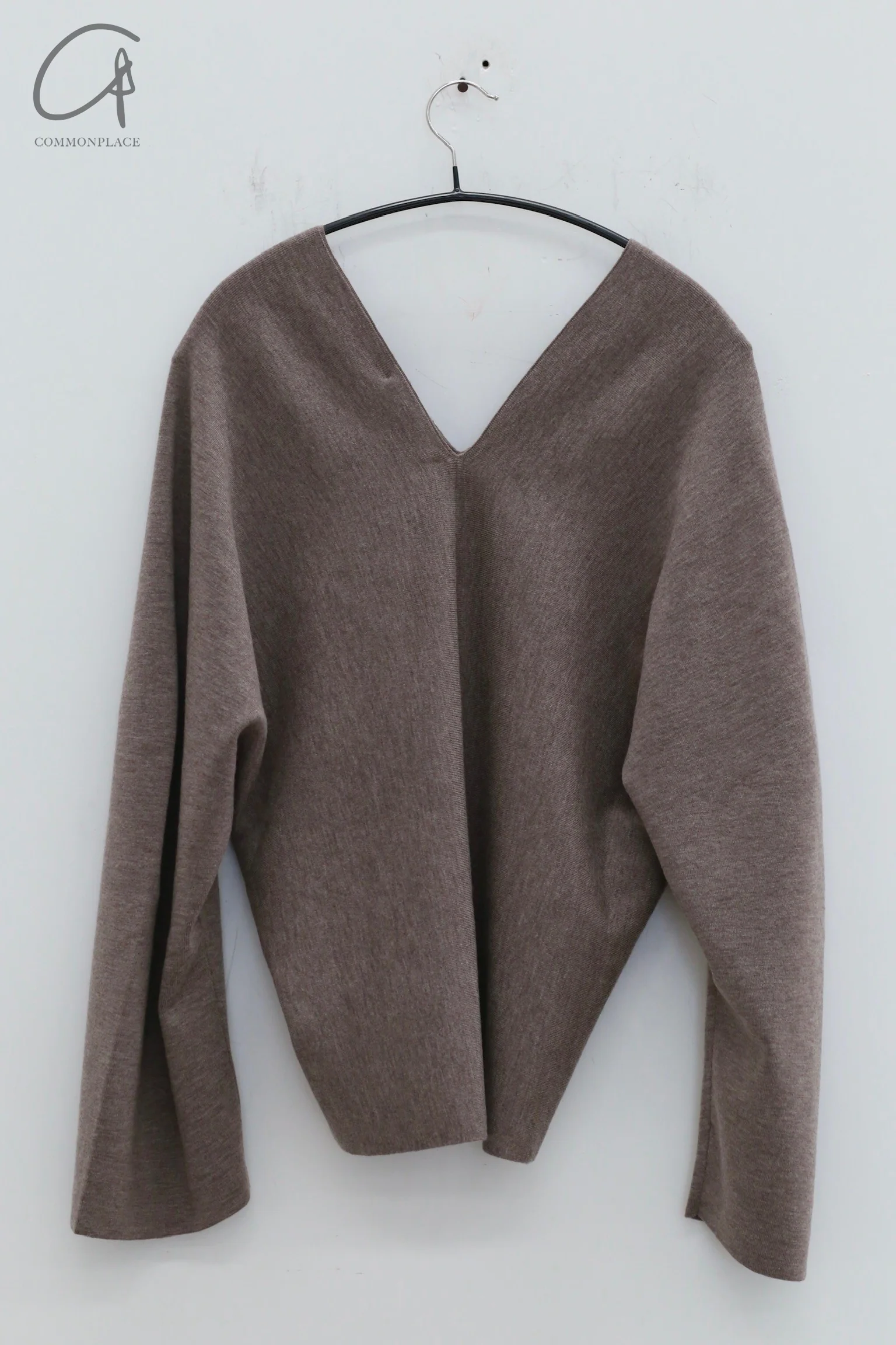 SWAYING 24 Autumn and Winter One-piece wool cardigan SW-SW24AW1T34-QZ Light brown SW-SW24AW1T32 - Image 8