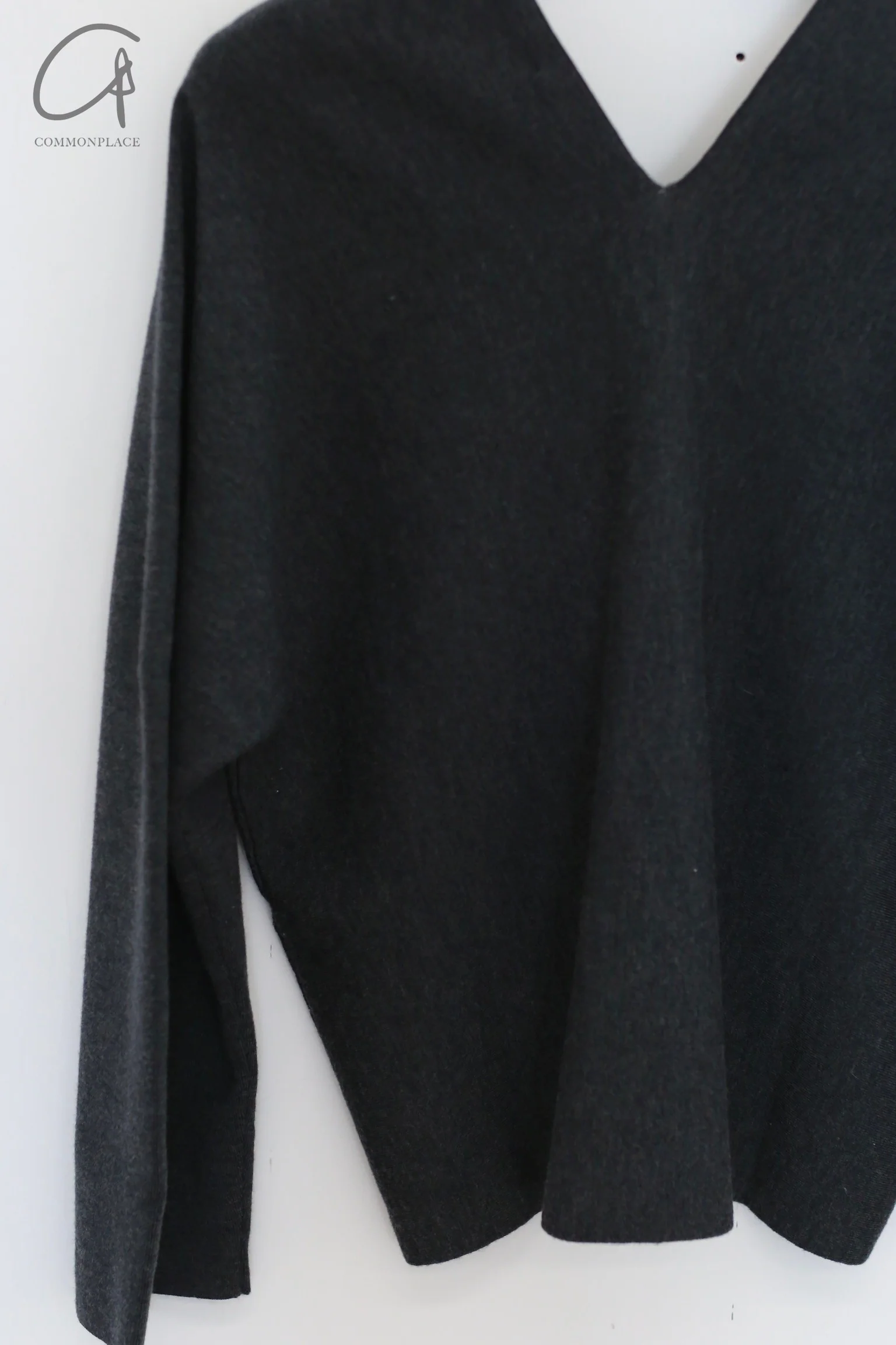 SWAYING 24 Autumn and Winter One-piece wool cardigan SW-SW24AW1T35-HH Black and gray SW-SW24AW1T32 - Image 5