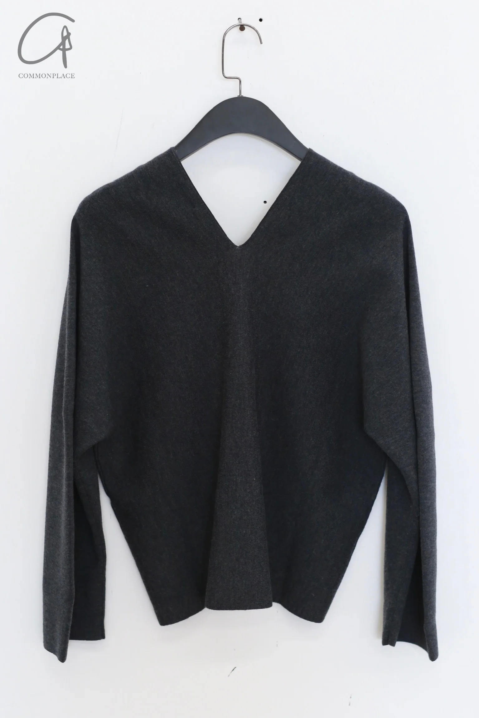 SWAYING 24 Autumn and Winter One-piece wool cardigan SW-SW24AW1T35-HH Black and gray SW-SW24AW1T32 - Image 6