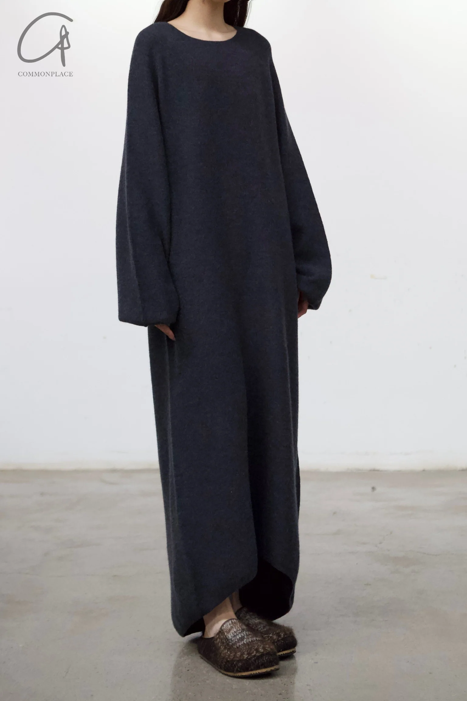 SWAYING 24 Autumn and Winter Seamless Strong Shrink Long Sleeve Dress SW-SW24AW2L13-SH Dark Gray SW-SW24AW2L12 - Image 3