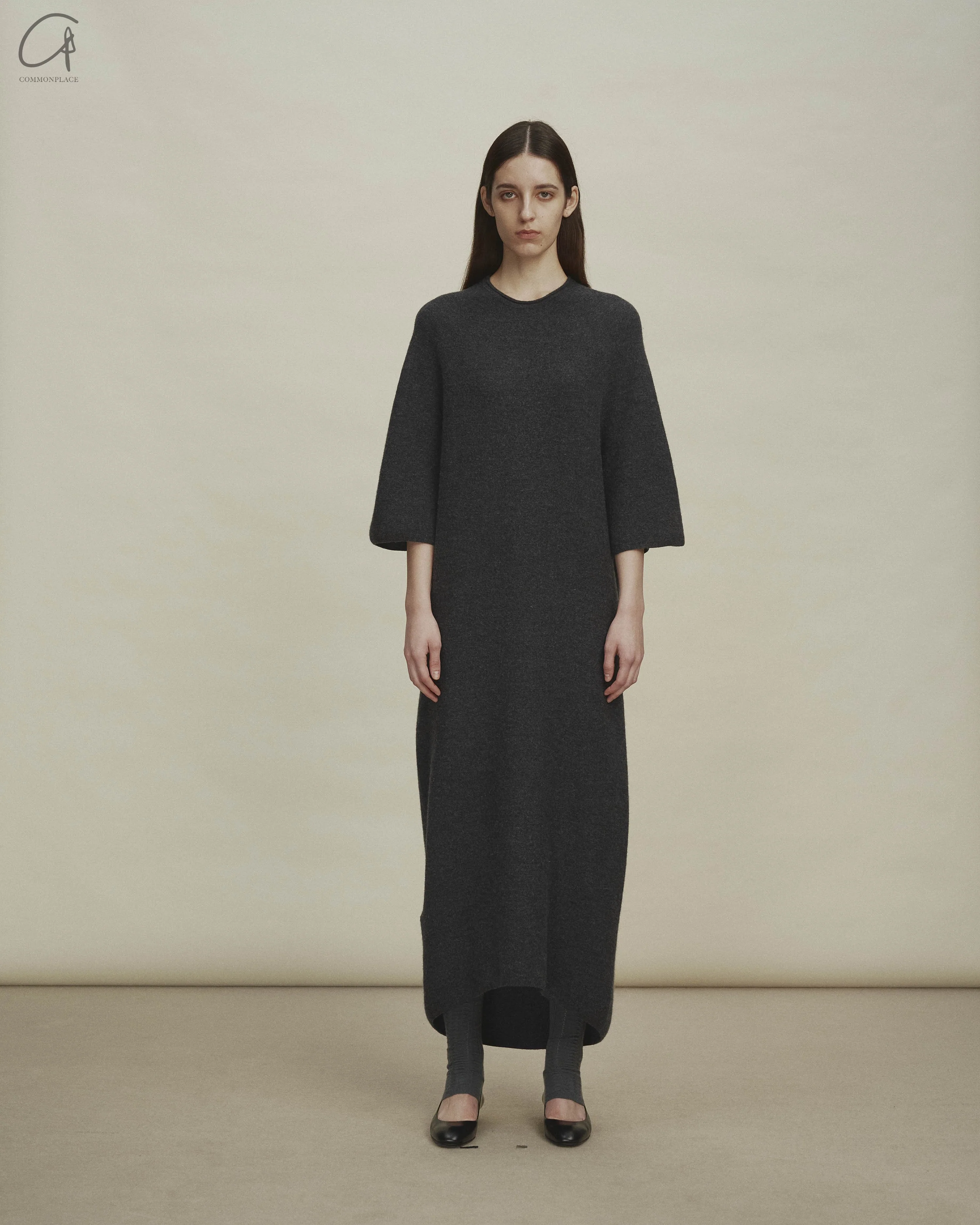SWAYING 24 Autumn and Winter Seamless Strong Shrink Long Sleeve Dress SW-SW24AW2L13-SH Dark Gray SW-SW24AW2L12 - Image 9