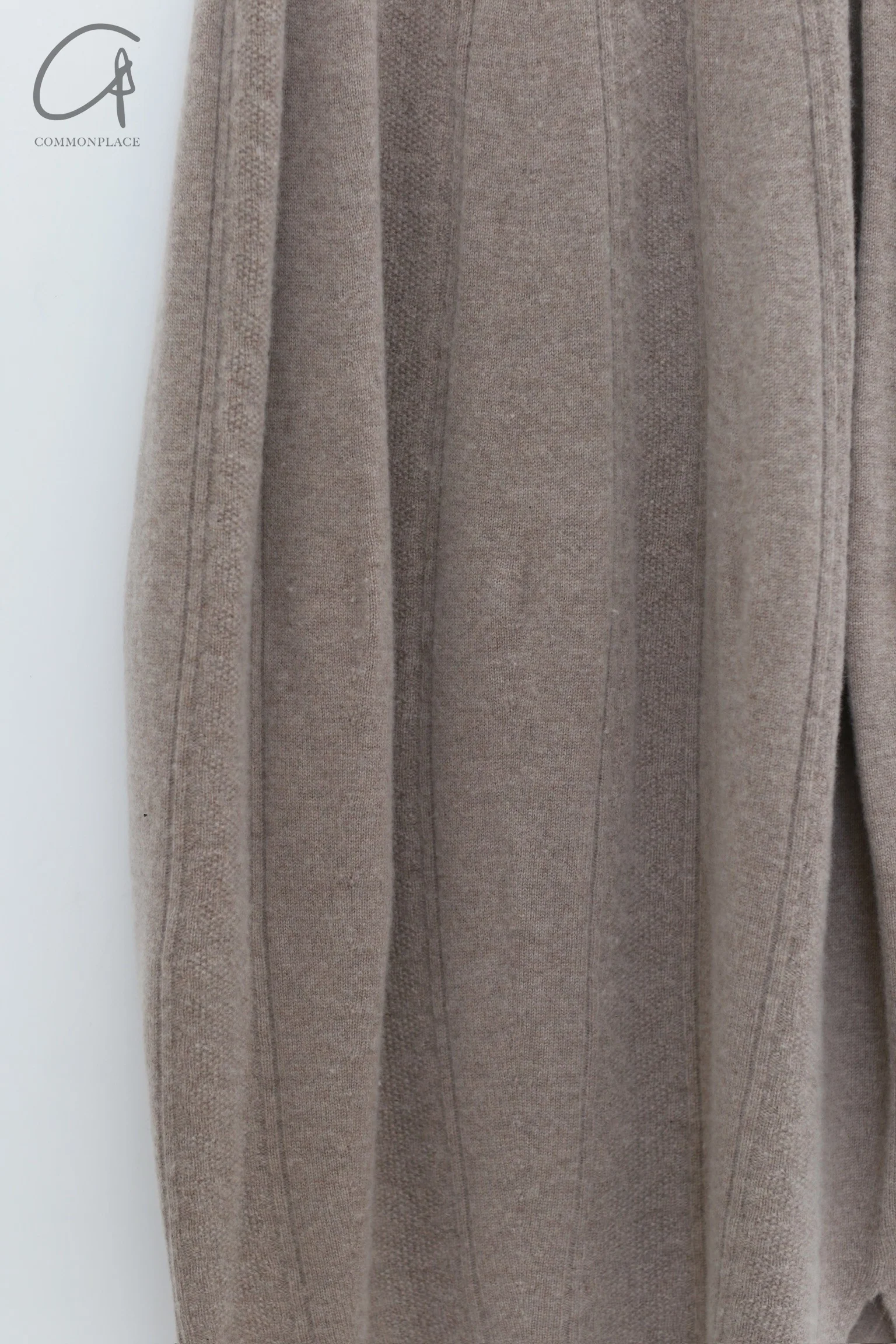 SWAYING 24 Autumn and Winter Wool Velvet Blended Cocoon Long Skirt SW-SW24AW3B12-TUO Camel SW-SW24AW3B11 - Image 12