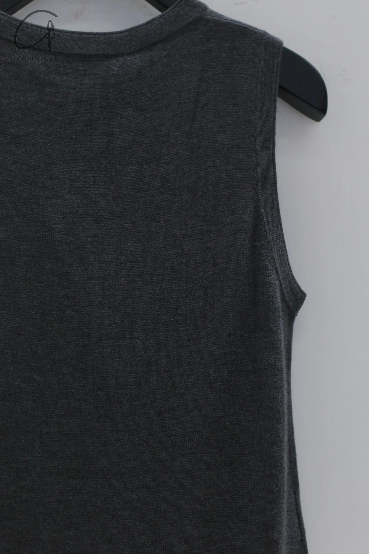 SWAYING 24 Early Fall Bamboo Cashmere Tank Top SW-SW24PF1T45-HUI Gray - Image 7