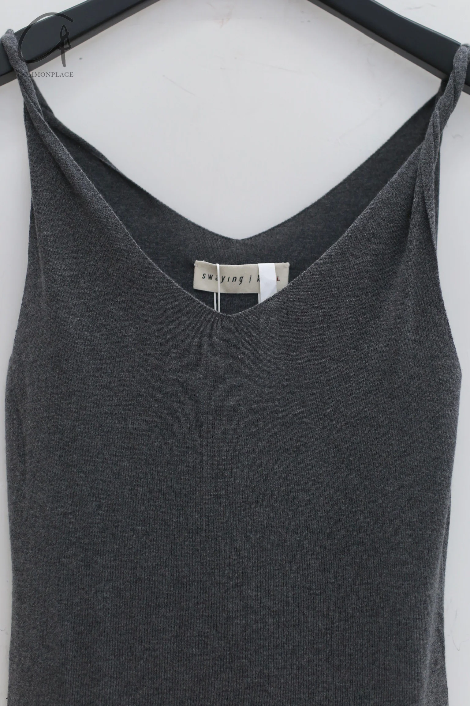 SWAYING 24 Early Fall Bamboo Cashmere Twist Camisole SW-SW24PF1T42-HUI Gray SW-SW24PF1T41 - Image 7