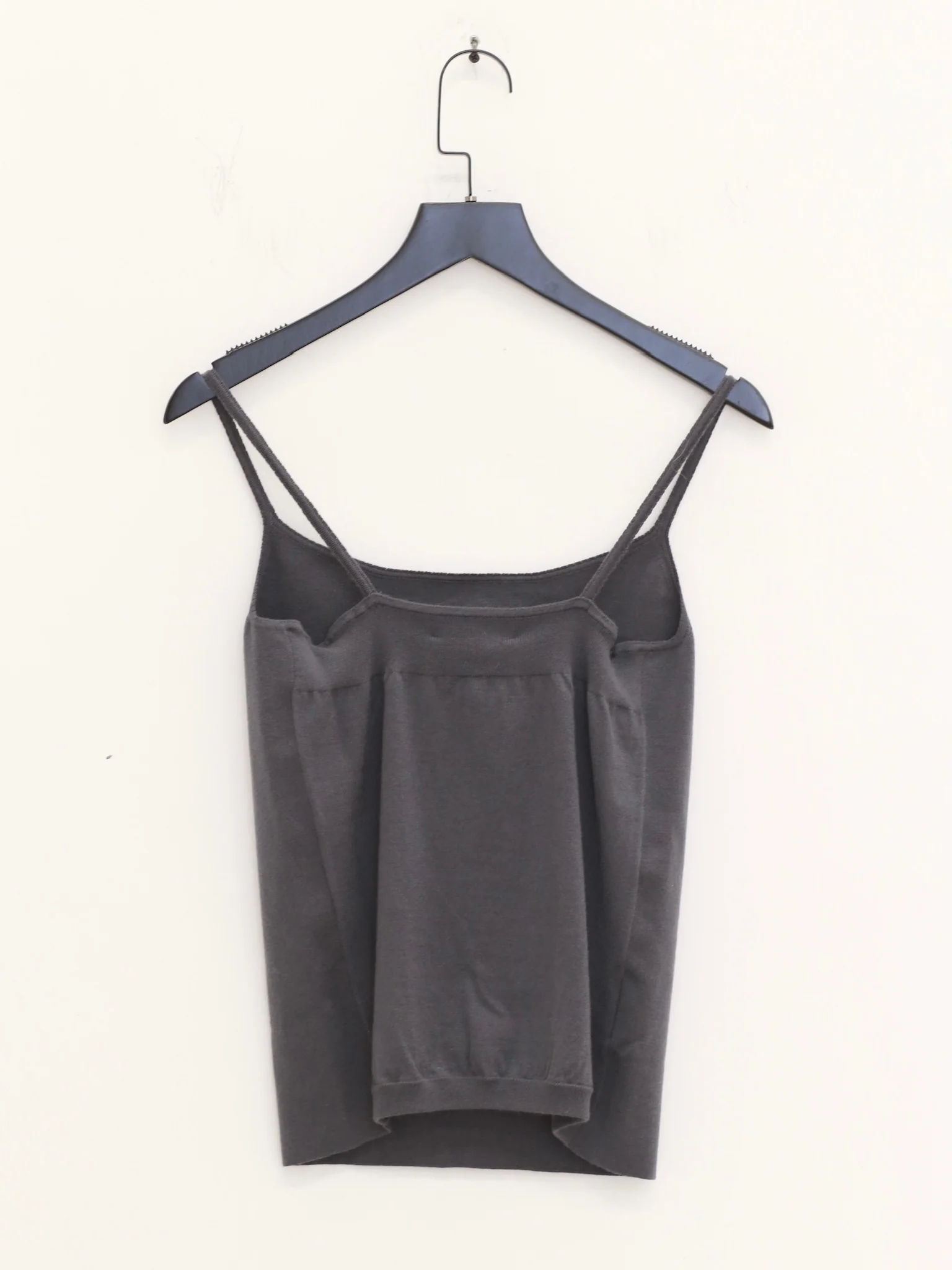 SWAYING 25 Autumn and Winter Knot Cashmere Camisole SW-SW25AW1T03C3S4-HUILAN Gray Blue (SW-SW25AW1T03C3S2-HUILAN) - Image 4