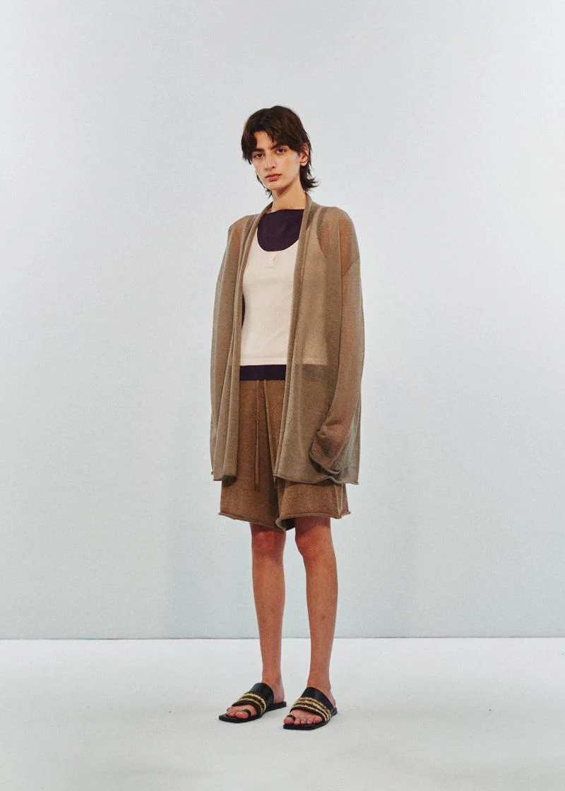 SWAYING 25 Early Autumn Cashmere Wide Leg Trousers SW-SW25PF3B10C2-KAQI Khaki SW25PF3B10 - Image 5