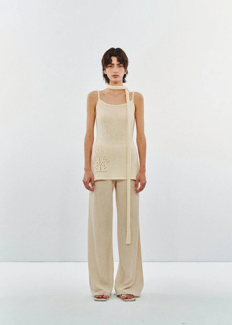 SWAYING 25 Early Autumn Long Camisole SW-SW25PF1T09C1-MB Off-white - Image 6