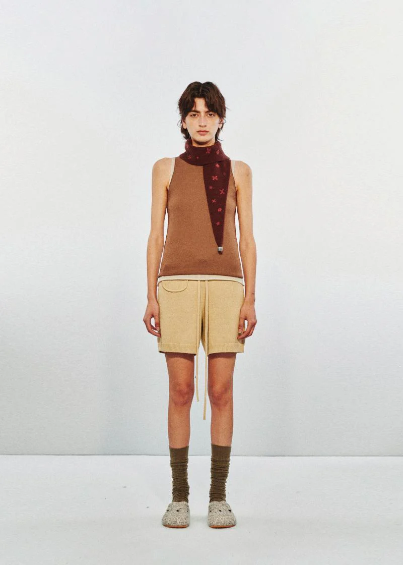 SWAYING 25 Early Autumn Pocket Straight Short Casual Pants SW-SW25PF3B09C2-JH Turmeric SW25PF3B09 - Image 7
