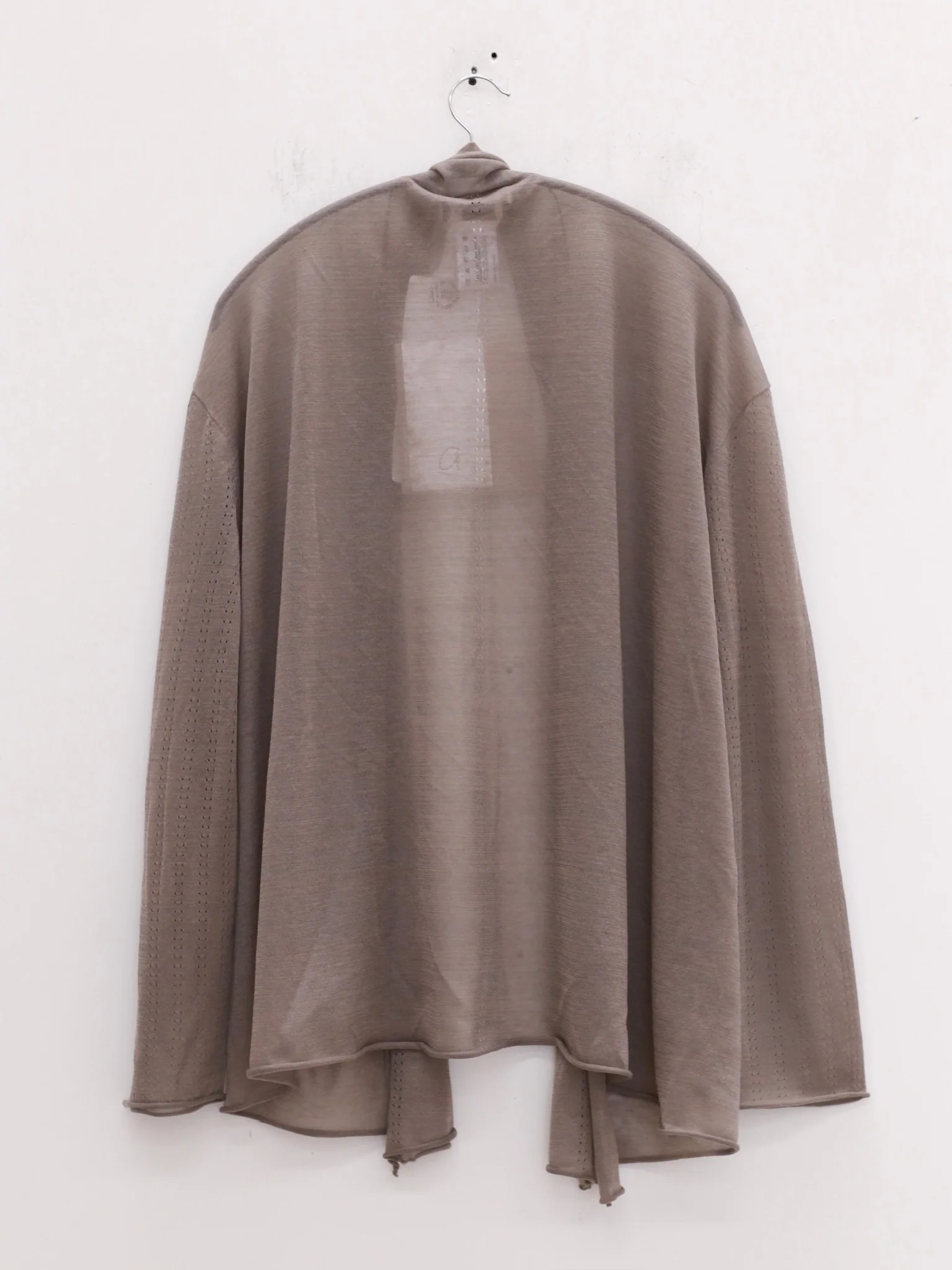SWAYING 25 Early Autumn Seamless Outline Wool Cardigan SW-SW25PF1T14C2-QZ Light Brown - Image 5