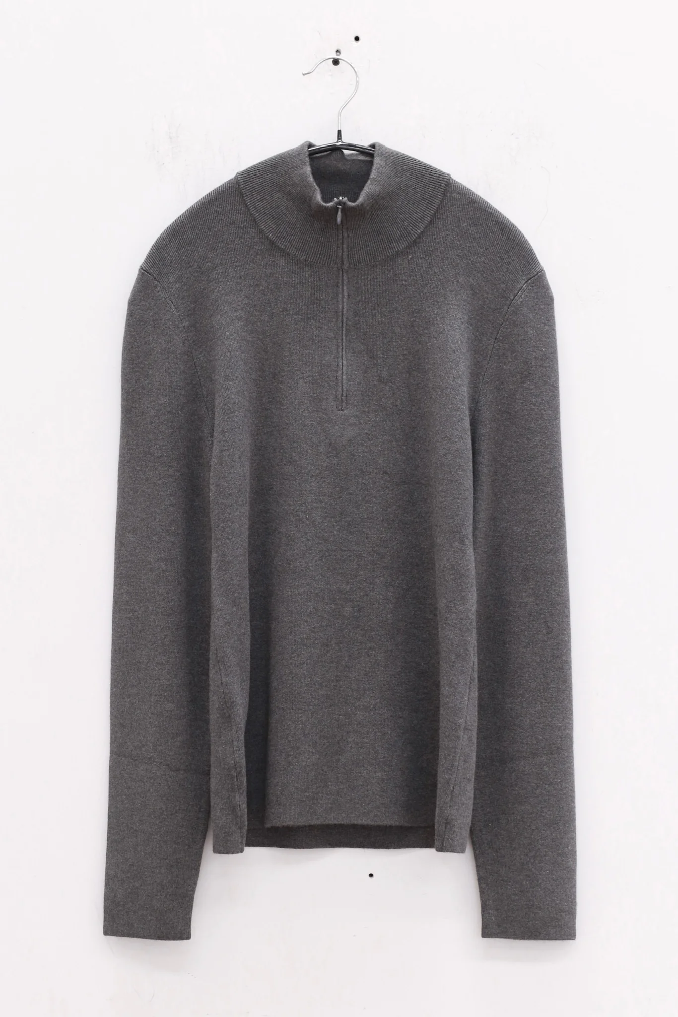 SWAYING 25 Early Autumn Stand Collar Zipper Sports Top Sweater SW-SW25PF1T08C2-HUI Gray - Image 2