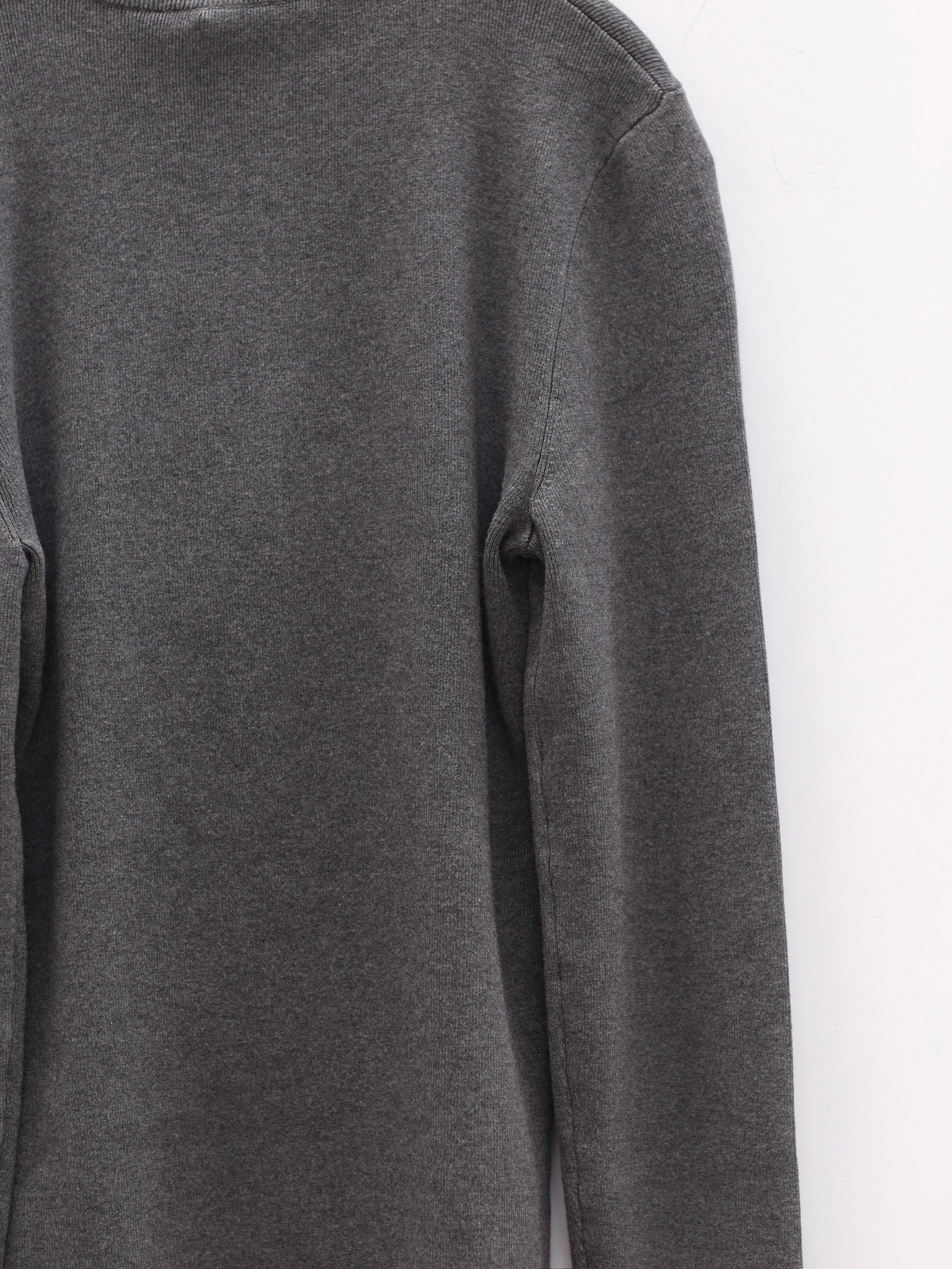 SWAYING 25 Early Autumn Stand Collar Zipper Sports Top Sweater SW-SW25PF1T08C2-HUI Gray - Image 3