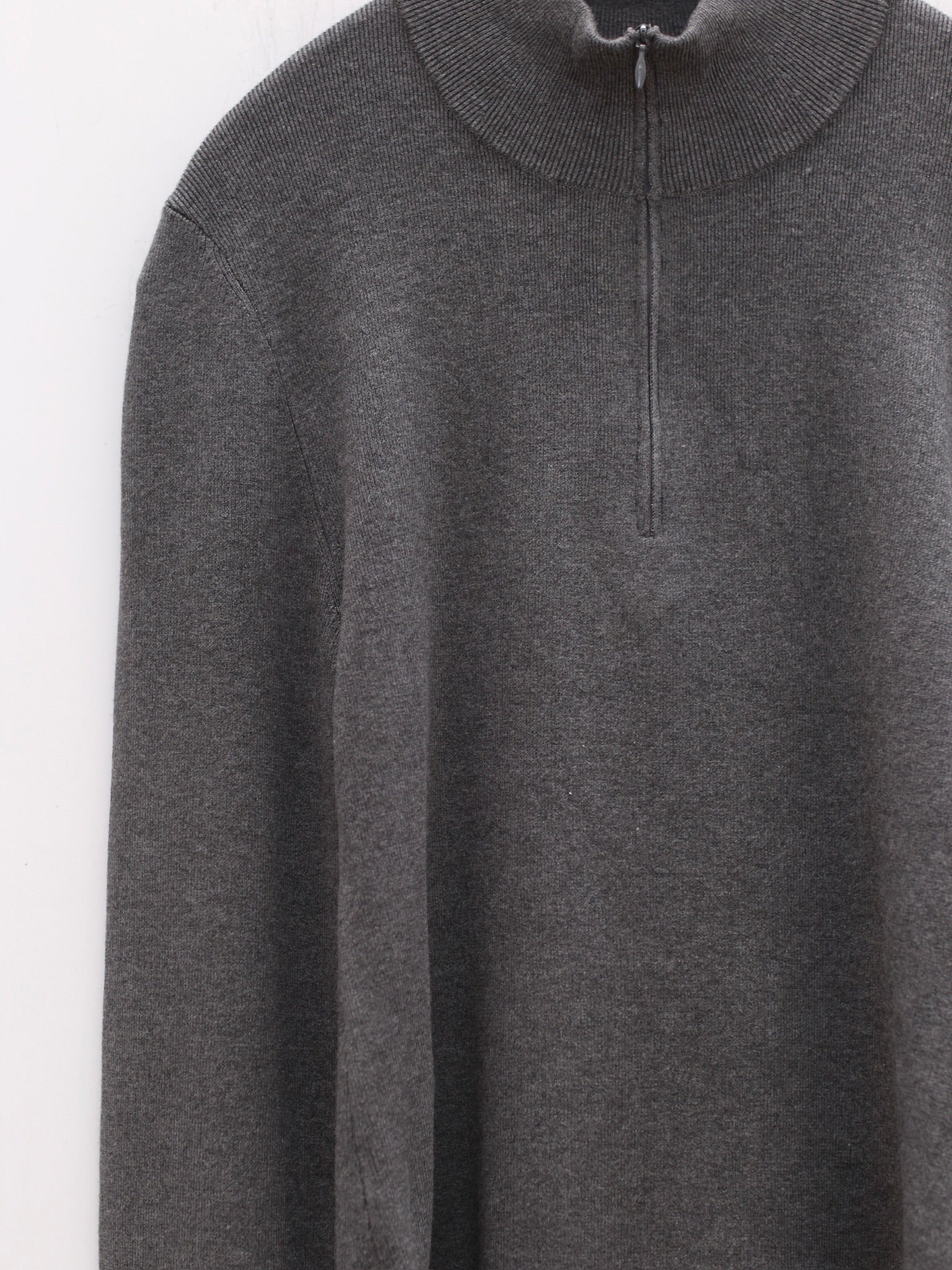 SWAYING 25 Early Autumn Stand Collar Zipper Sports Top Sweater SW-SW25PF1T08C2-HUI Gray - Image 4