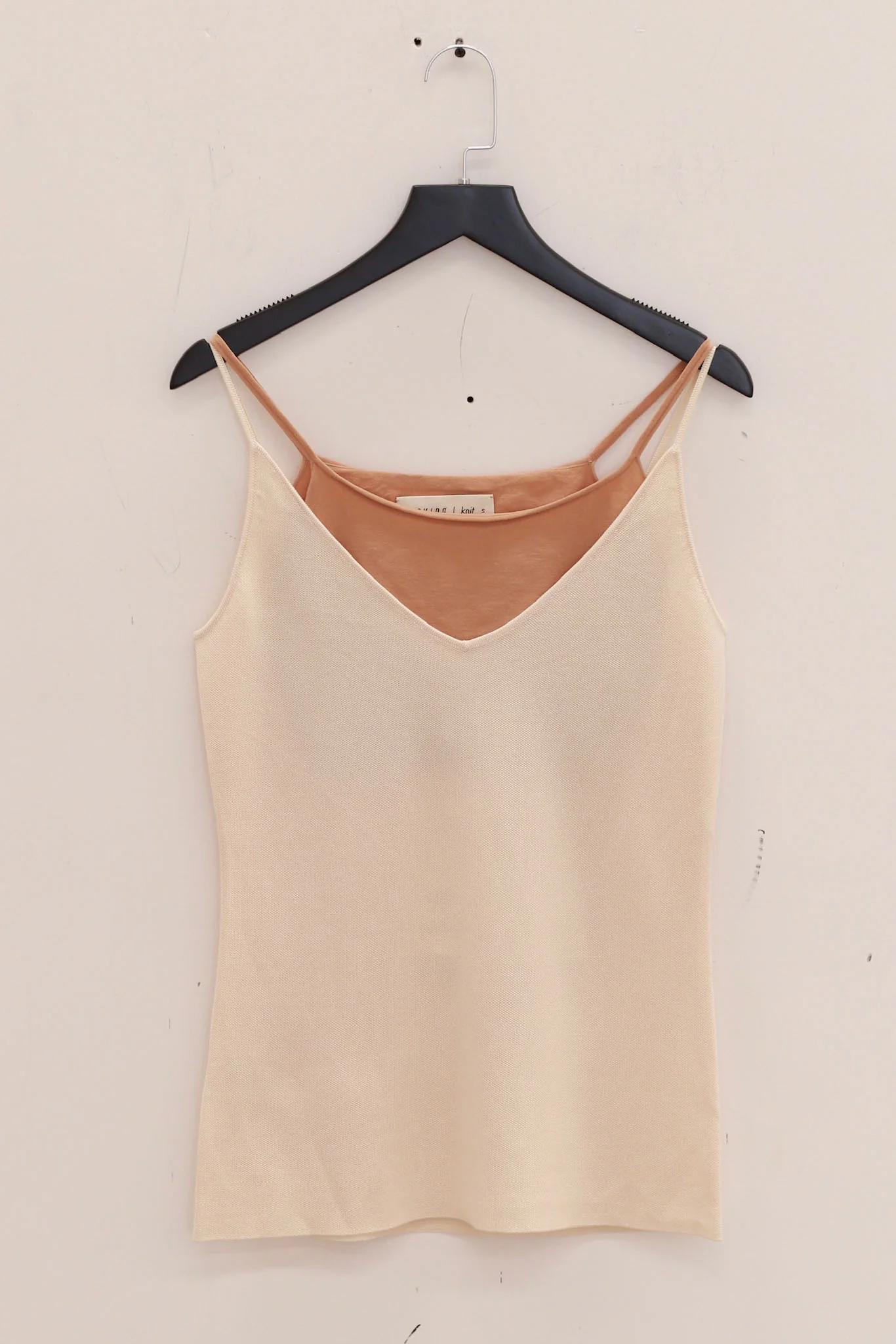 SWAYING 25 Early Autumn Two-piece Contrast Color Camisole SW-SW25PF1T02C1-QH Light Yellow - Image 2