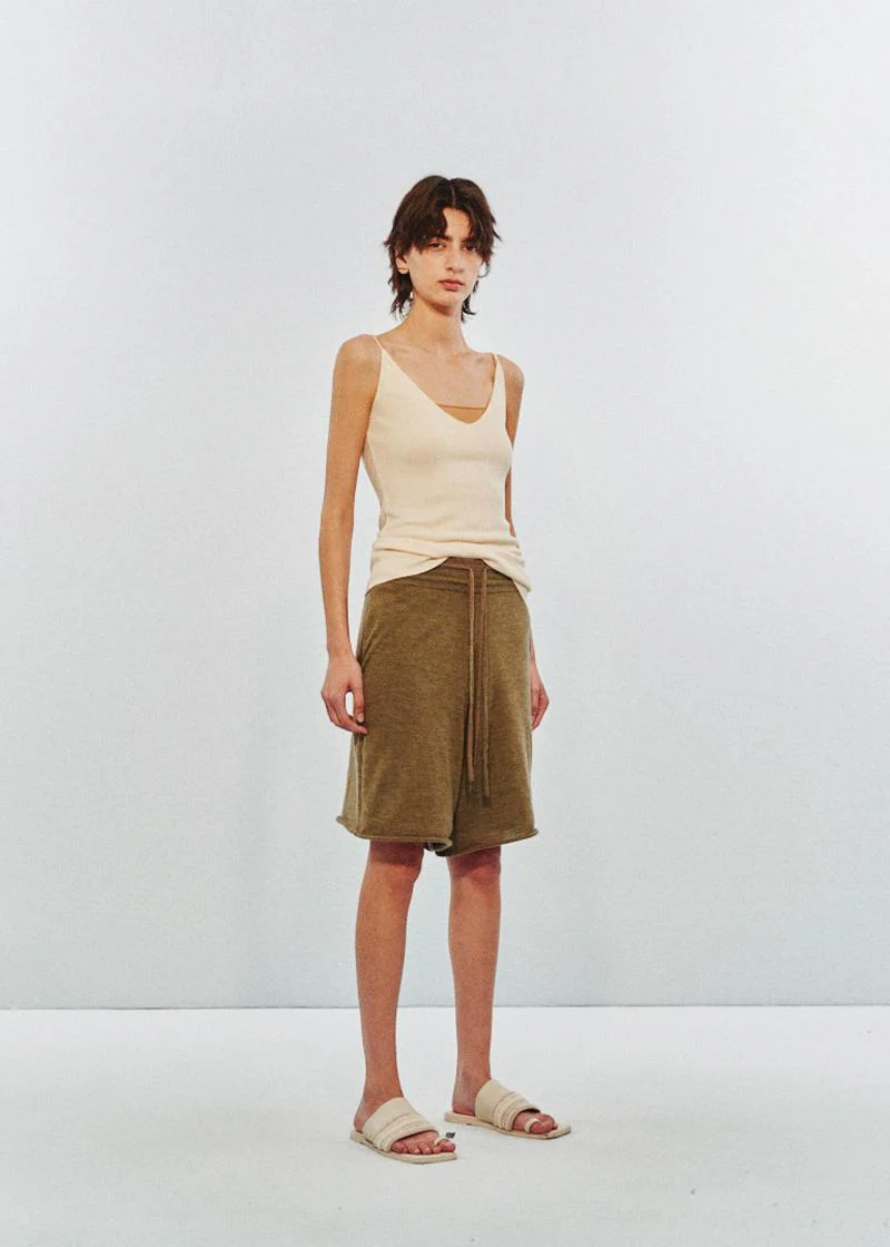 SWAYING 25 Early Autumn Two-piece Contrast Color Camisole SW-SW25PF1T02C1-QH Light Yellow - Image 6