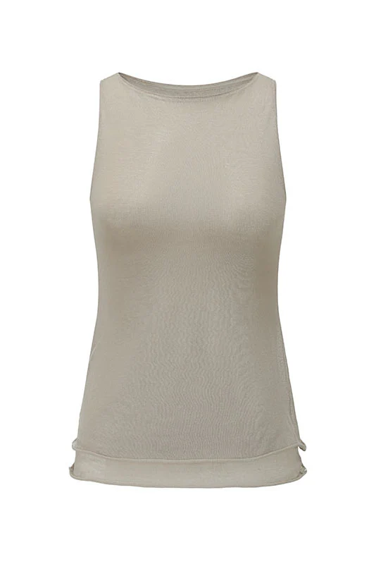 SWAYING 25 Early Autumn Two-piece Tank Vest SW-SW25PF1T05C2-HL Gray Green