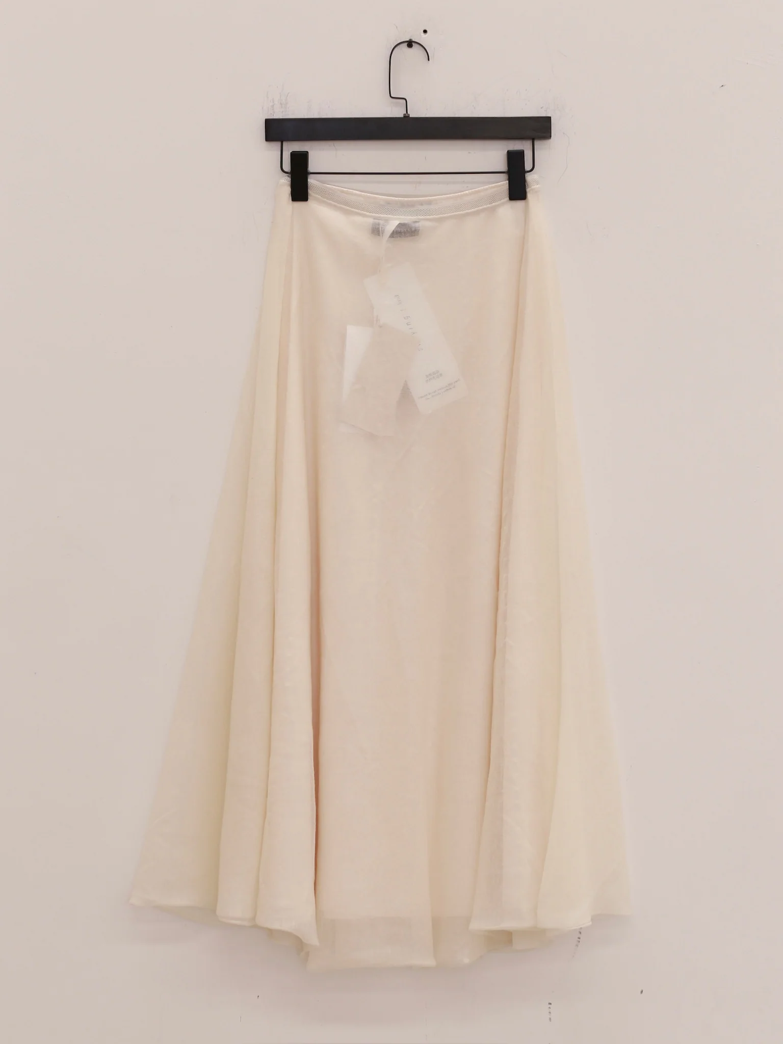 SWAYING 25 Early Autumn Wool Swing Skirt SW-SW25PF3B07C1-BAI White - Image 5