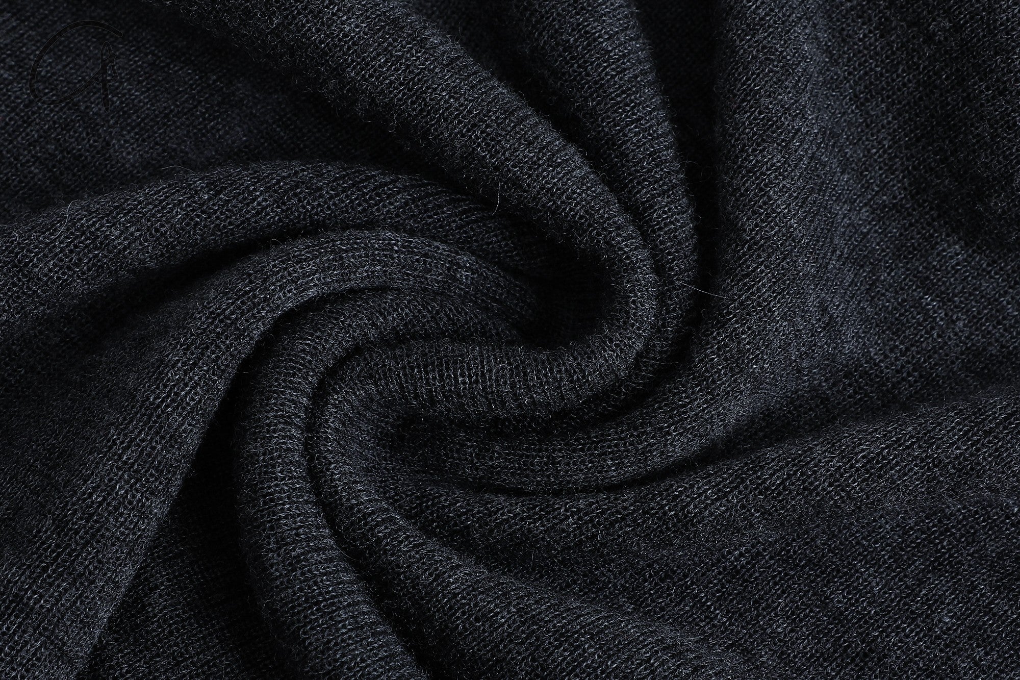 SWAYING 25 Early Spring Water-soluble Wool Fake Two-piece Sweater Series SW-SW25PS1T06-HEIHUI Black and Gray SW-SW25PS1T06 - Image 10