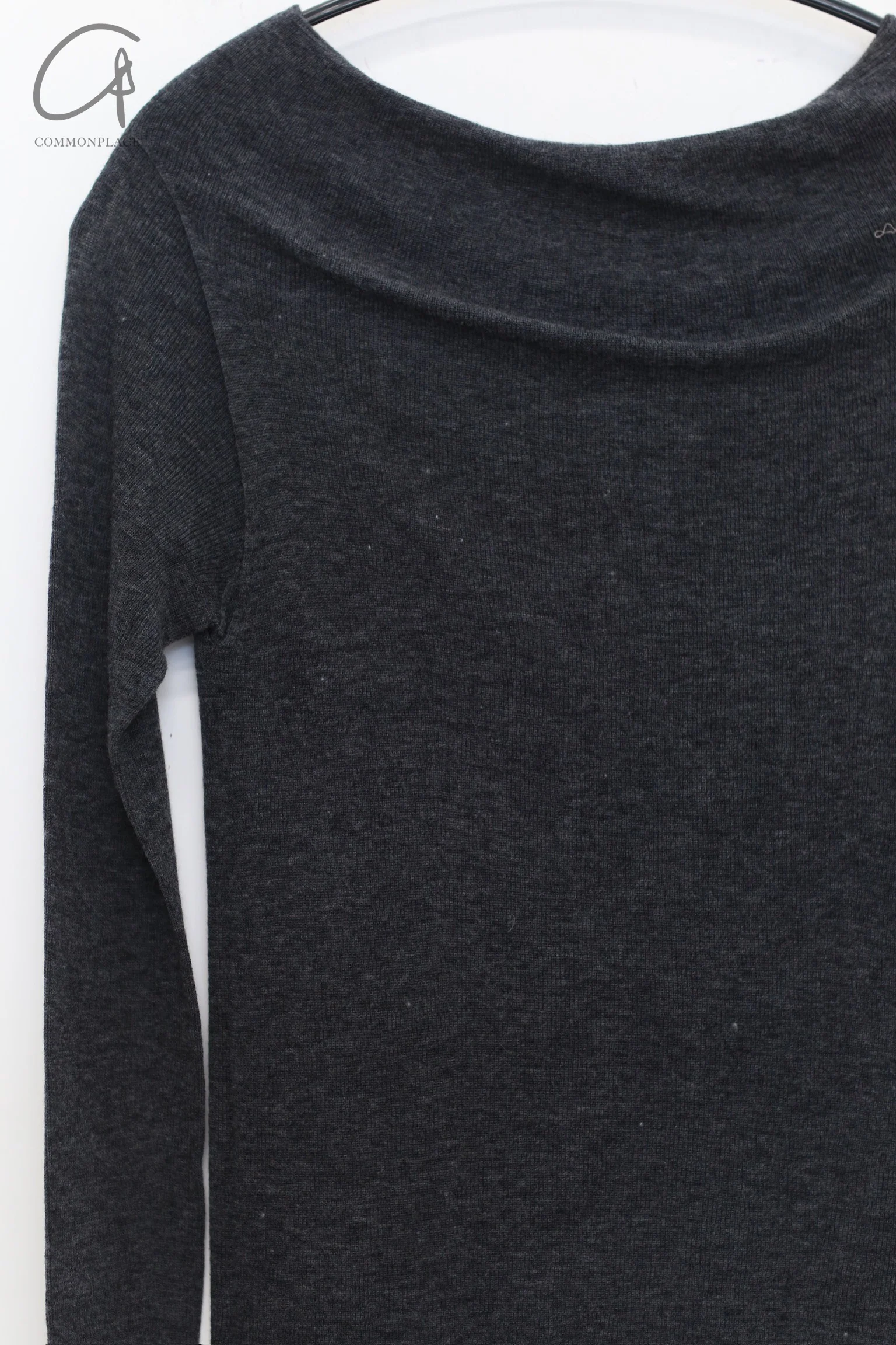 SWAYING 25 Early Spring Water-soluble Wool Fake Two-piece Sweater Series SW-SW25PS1T06-HEIHUI Black and Gray SW-SW25PS1T06 - Image 7